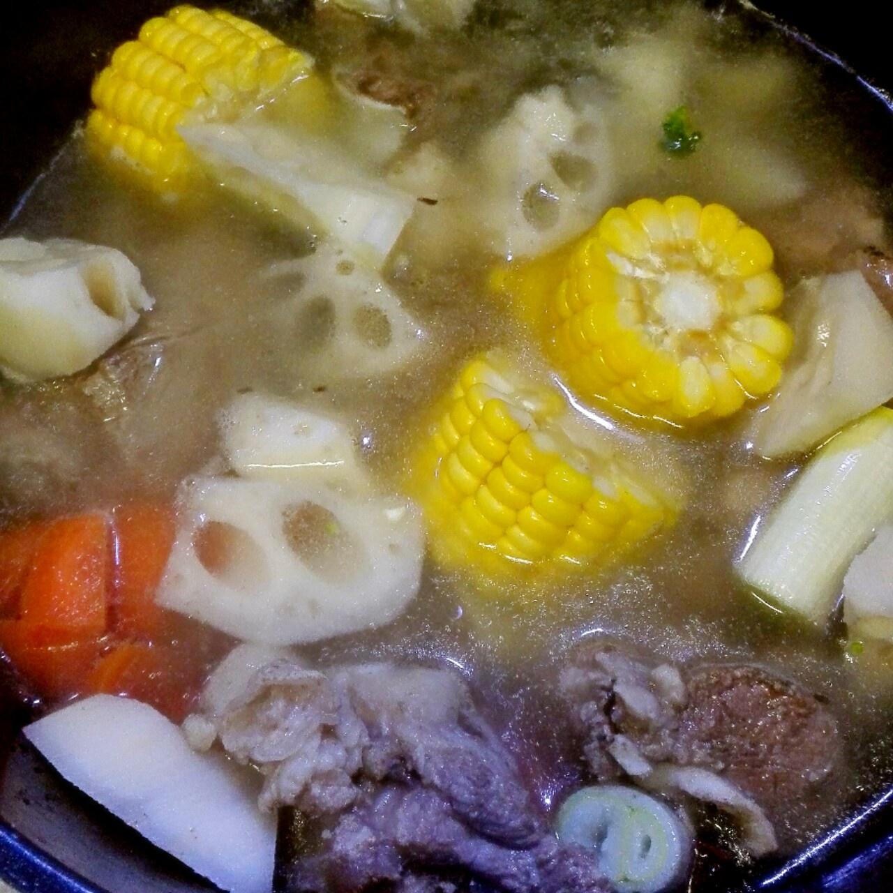 精力蔬菜湯的做法 步骤4