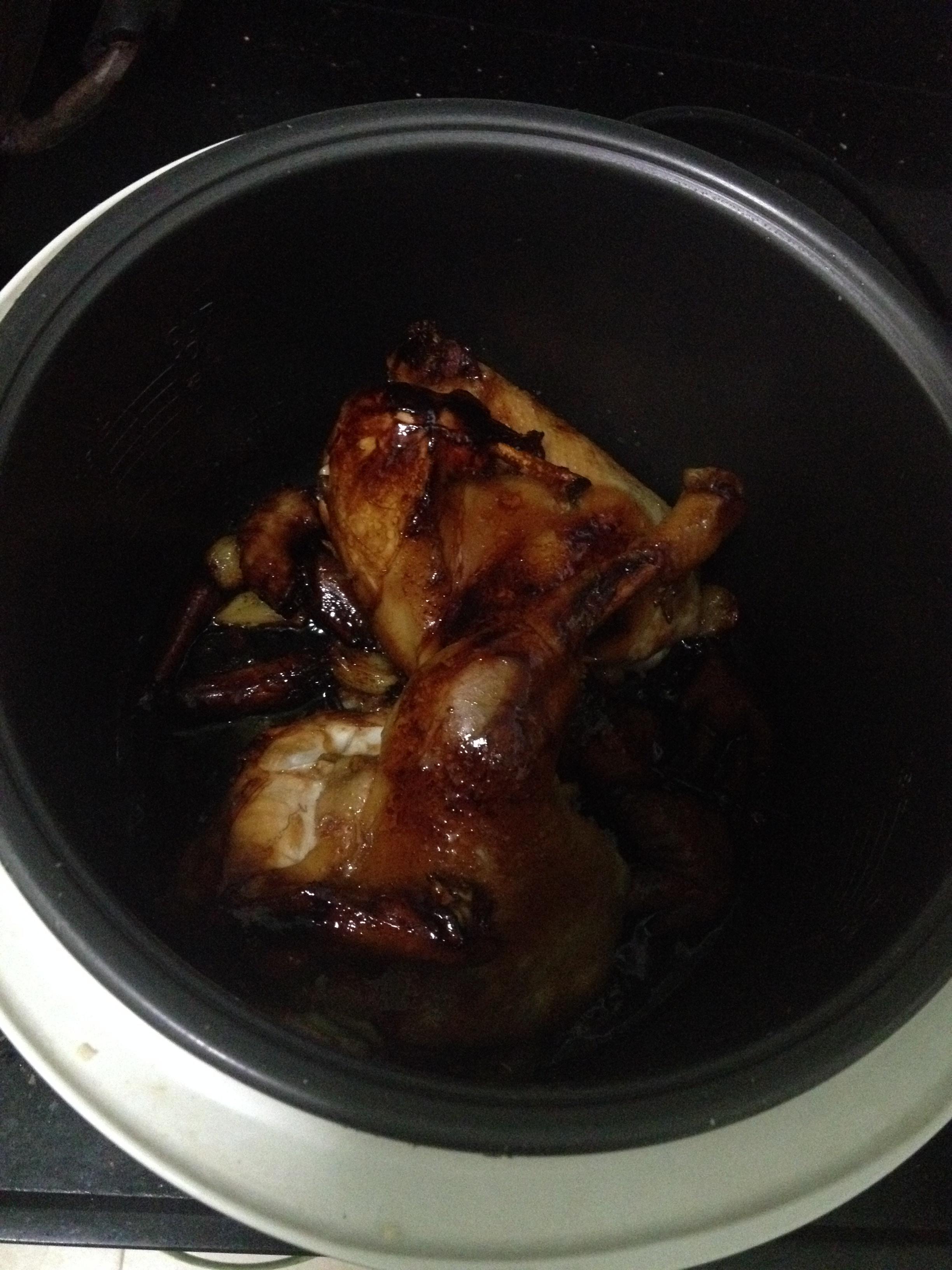 電飯鍋版三杯雞（懶人必備）的做法 步骤4
