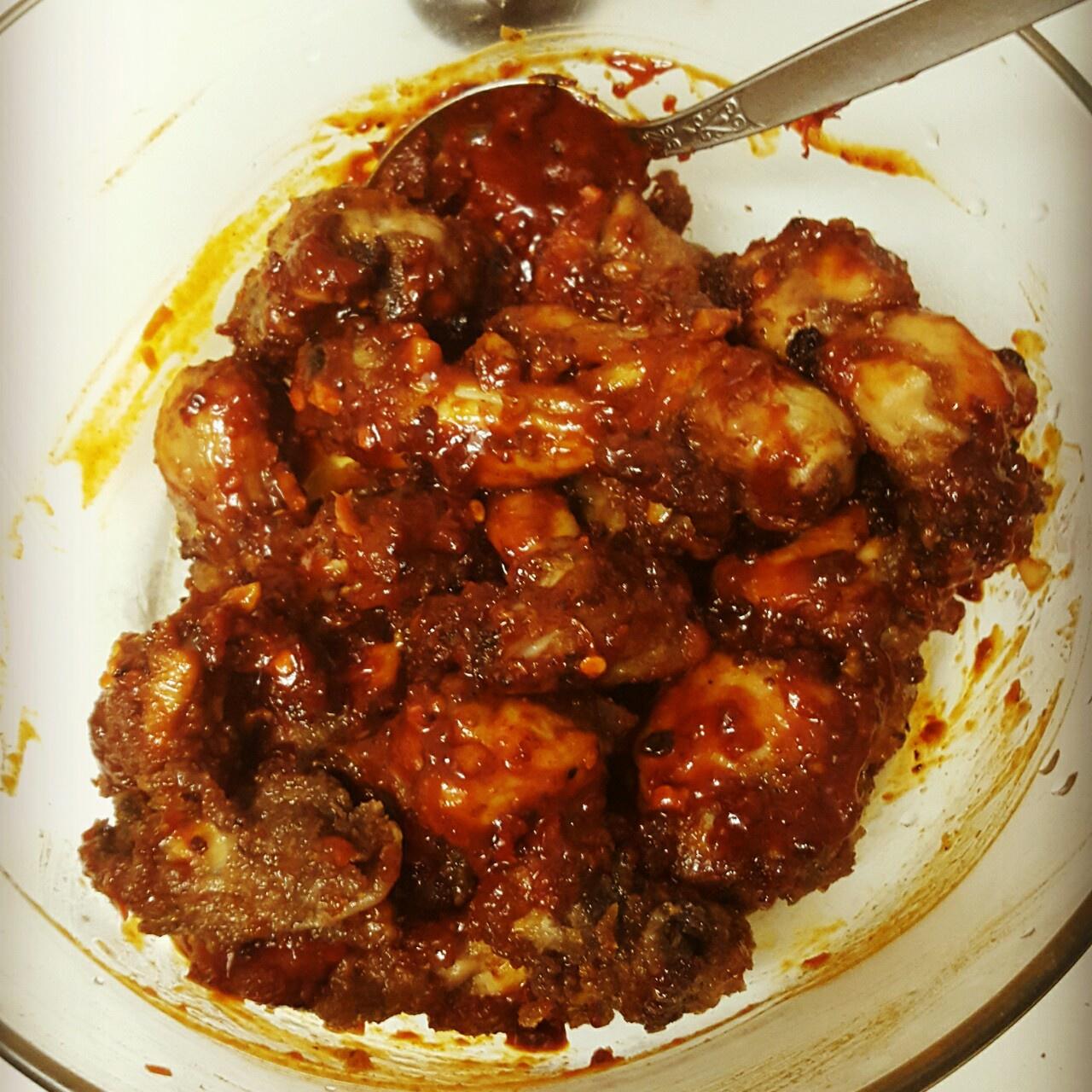 韓式炸雞(無限挑戰送貨媽媽菜)的做法 步骤5