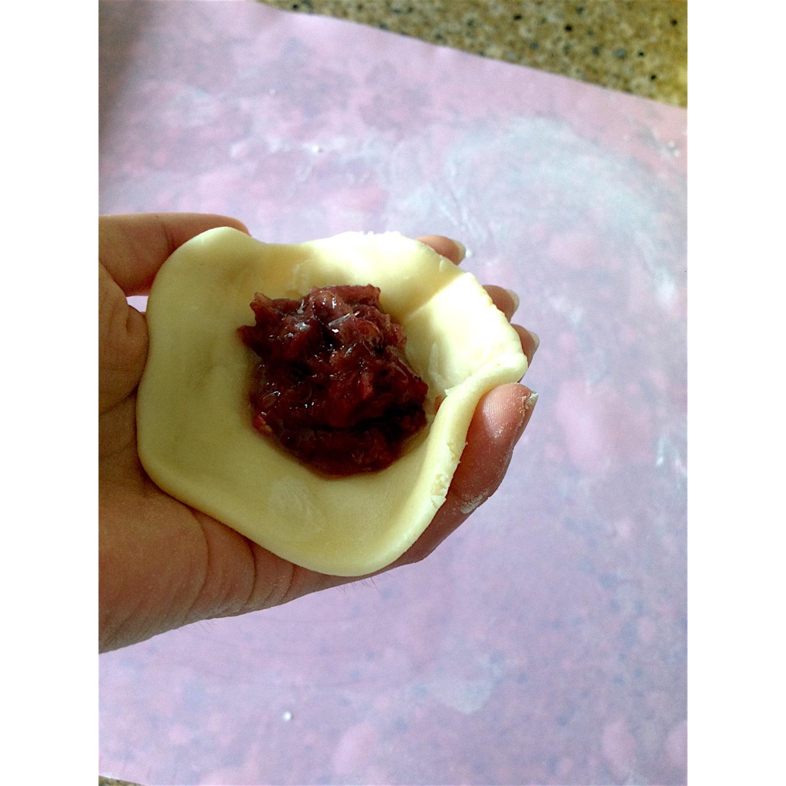 玫瑰鮮花餅—浪漫的香酥下午茶的做法 步骤14