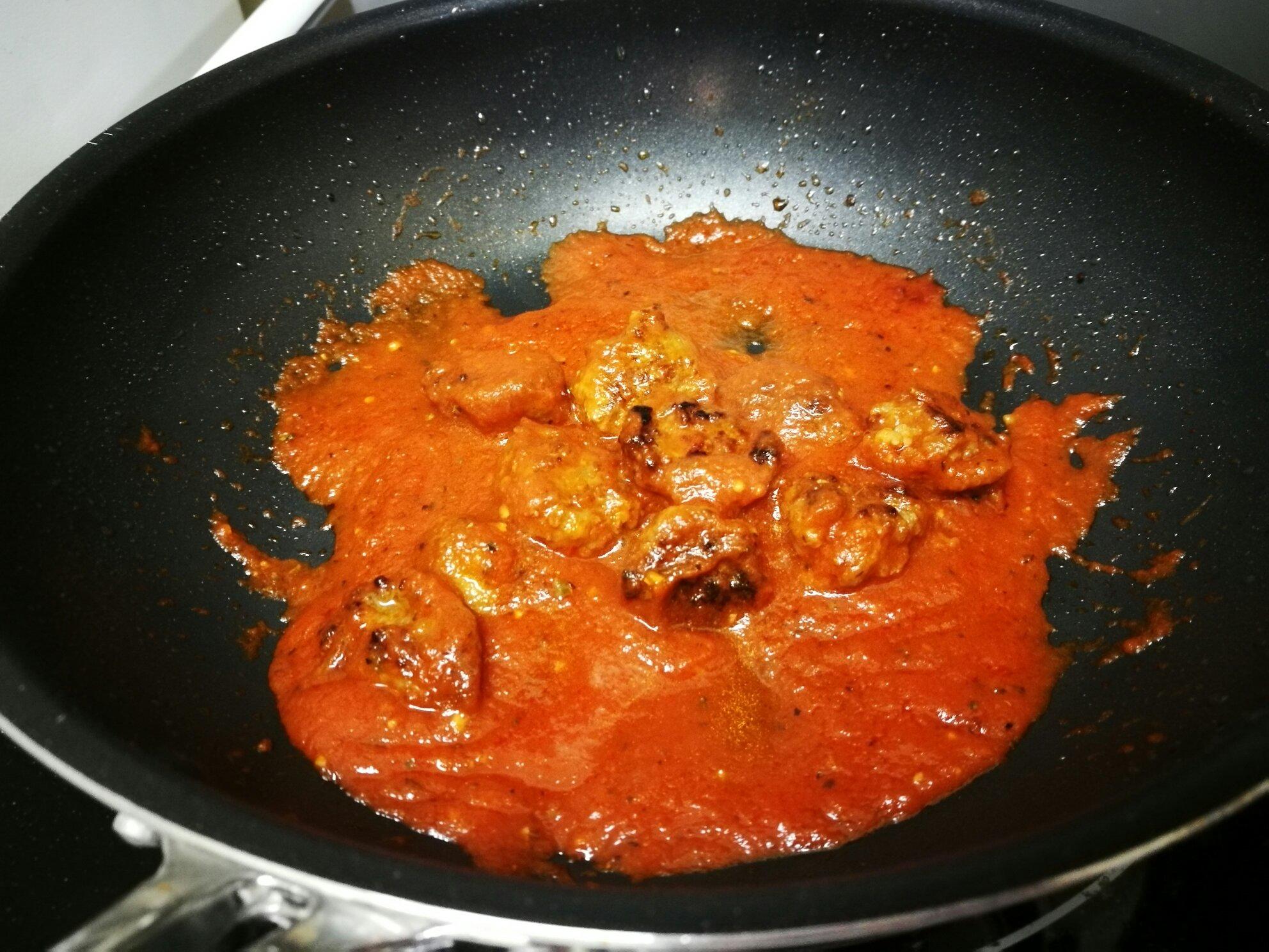 意大利醬香腸培根焗飯的做法 步骤7
