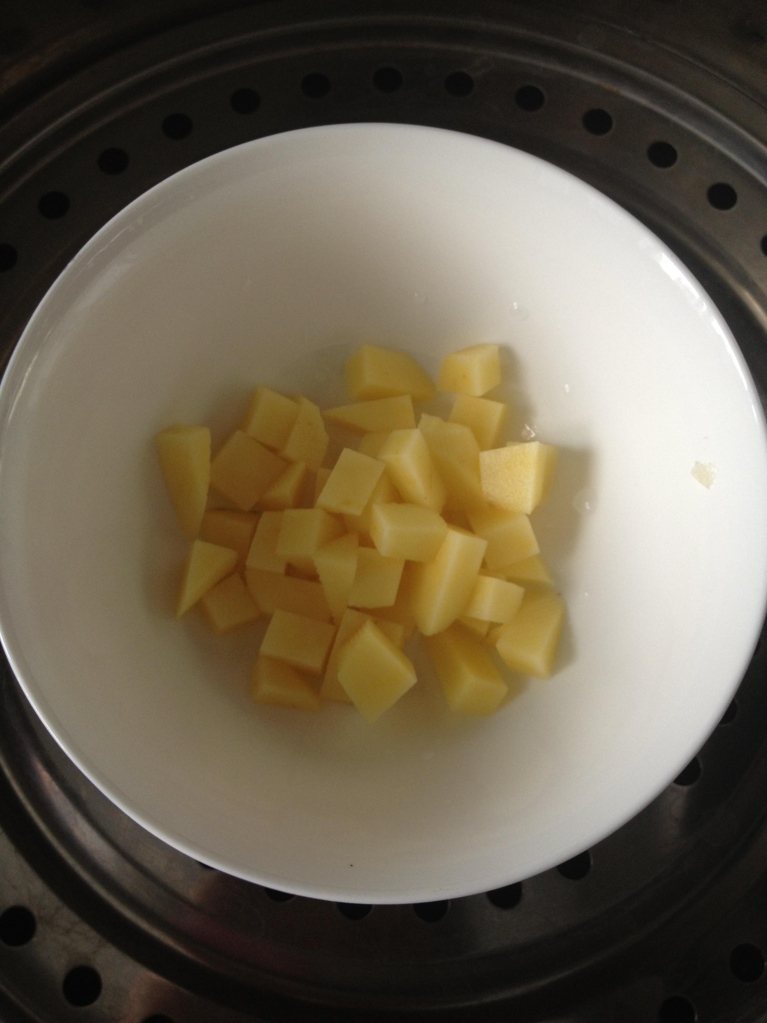 嬰兒輔食D173-D174——土豆泥米糊 6M的做法 步骤2