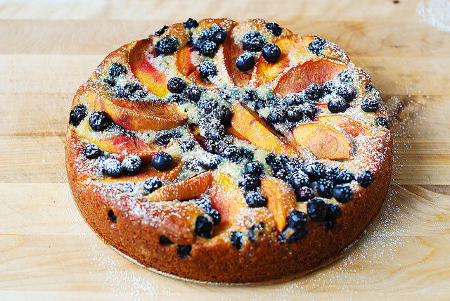 藍莓蜜桃酸奶蛋糕的做法 步骤5