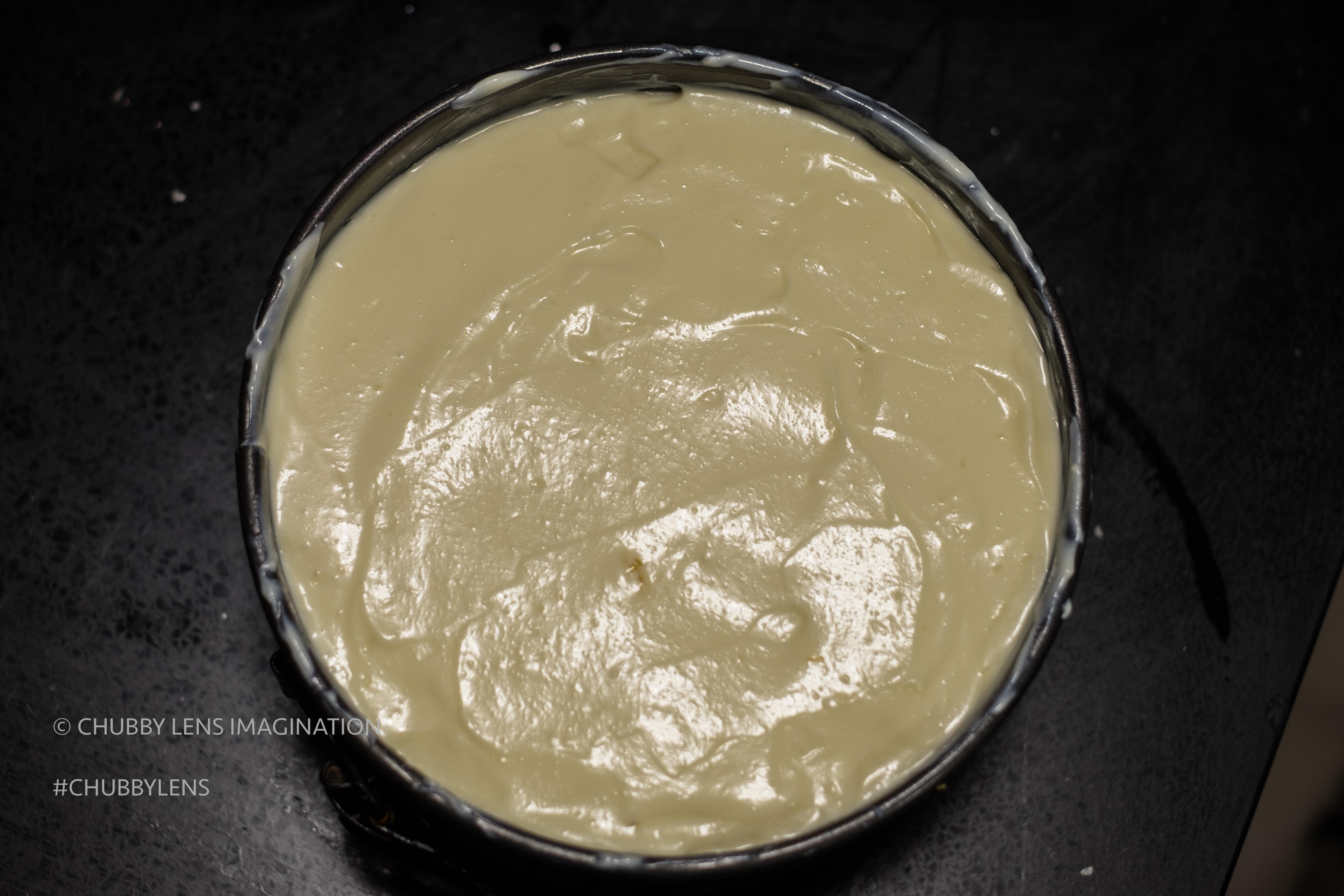 免烤豆香芝士蛋糕（6寸）的做法 步骤8