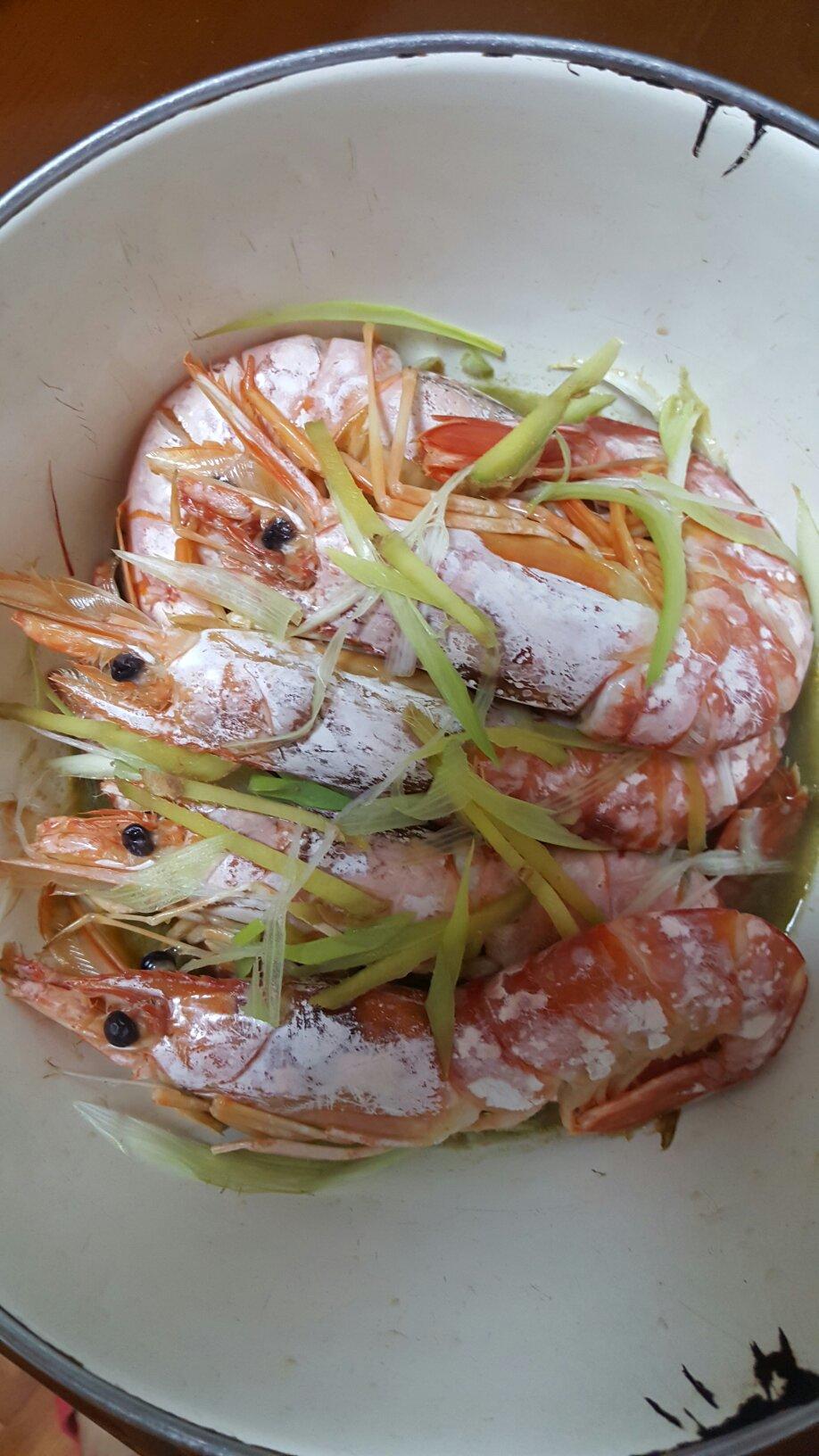 清蒸蝦——阿根廷紅蝦的做法 步骤2