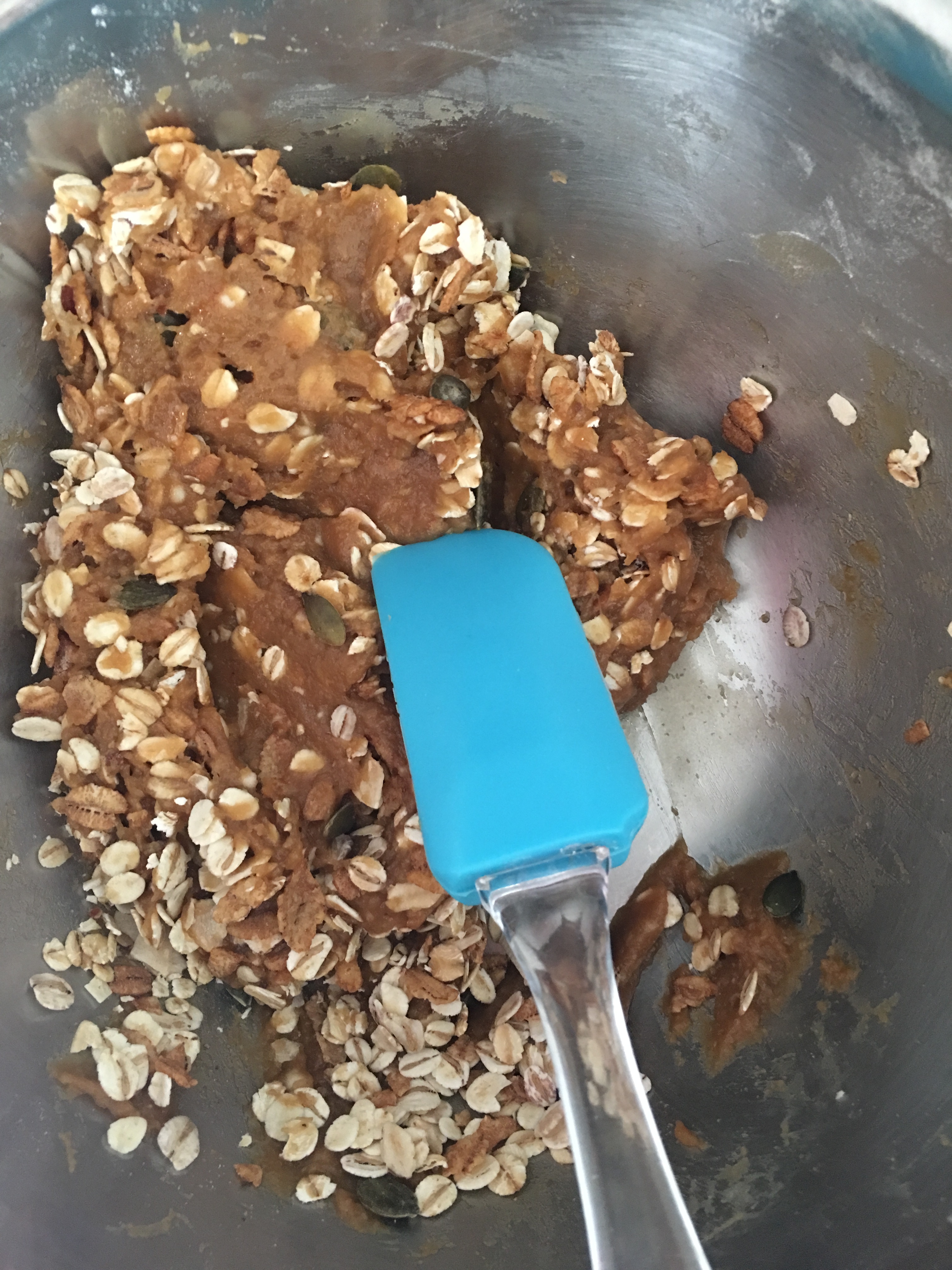 健康椰子油黑糖燕麥高縴餅干的做法 步骤5