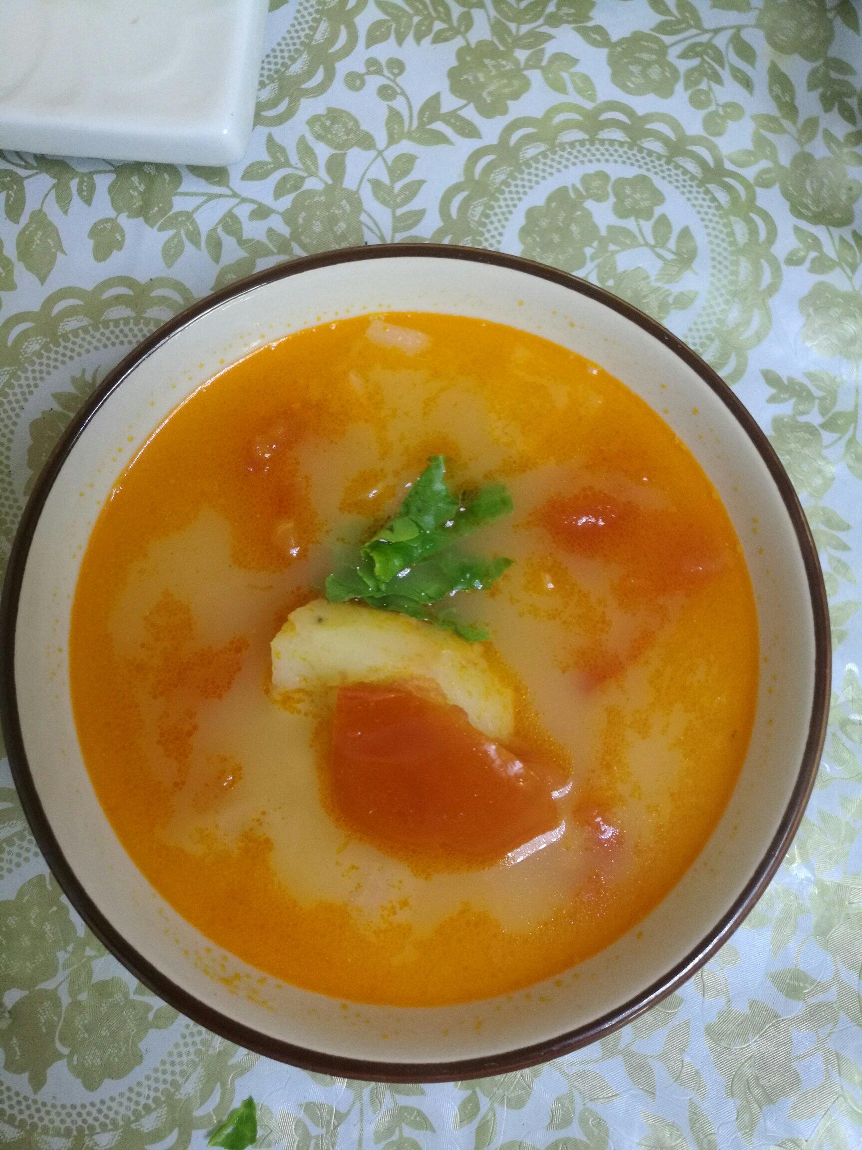 簡單版番茄土豆湯的做法 步骤4