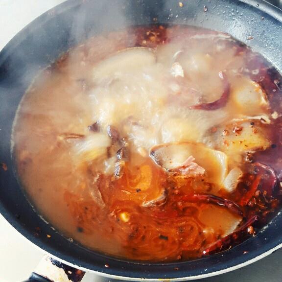 湘西黃豆燜臘肉的做法 步骤5