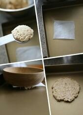 紅糖燕麥亞麻籽芝麻餅干的做法 步骤4
