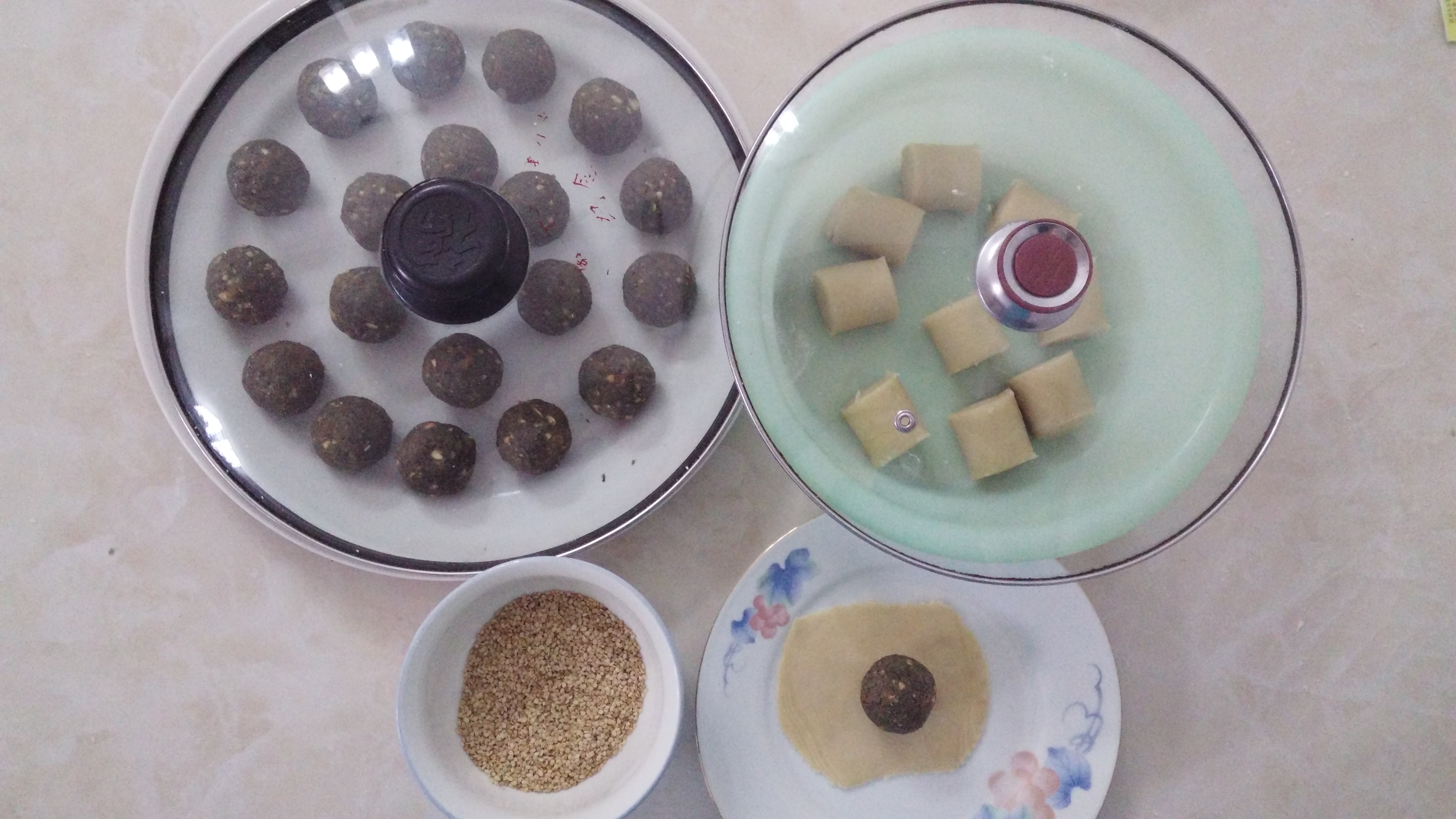 植物油版的低糖低油型 蘇式月餅與上海蟹殼黃的做法 步骤18