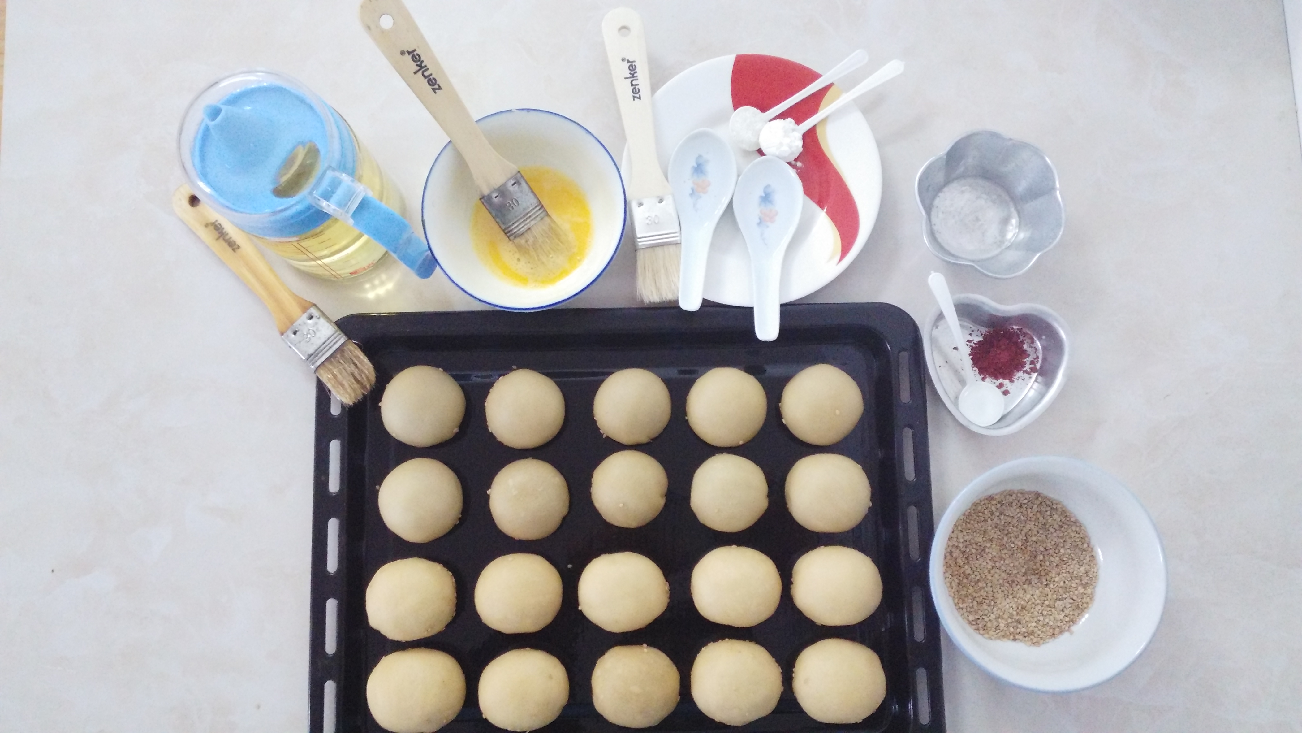 植物油版的低糖低油型 蘇式月餅與上海蟹殼黃的做法 步骤25