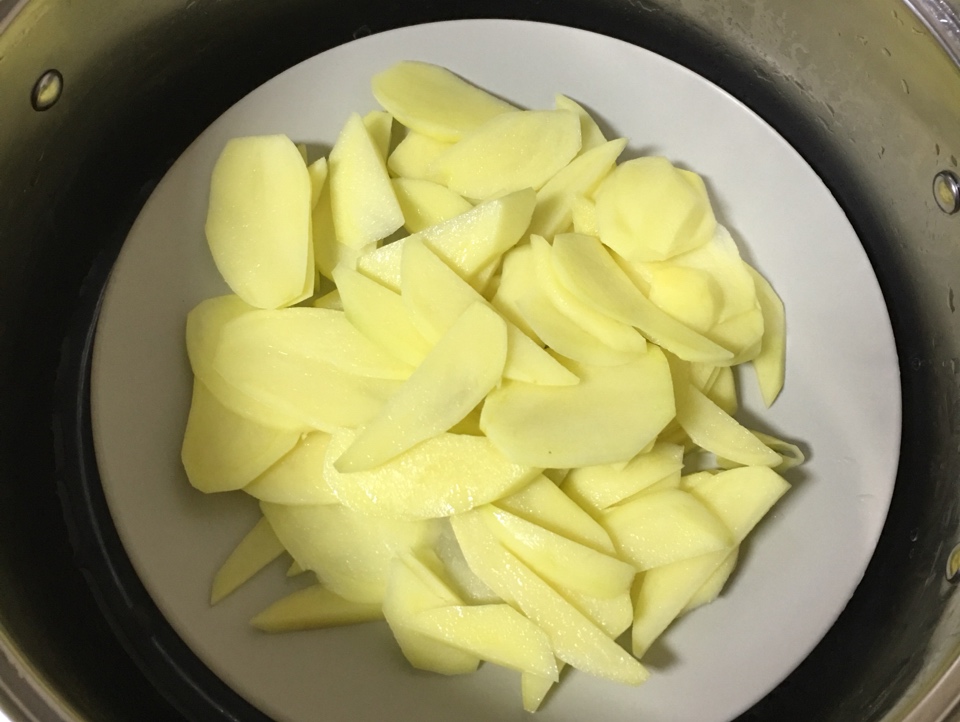 超簡易版芝士焗土豆泥的做法 步骤1