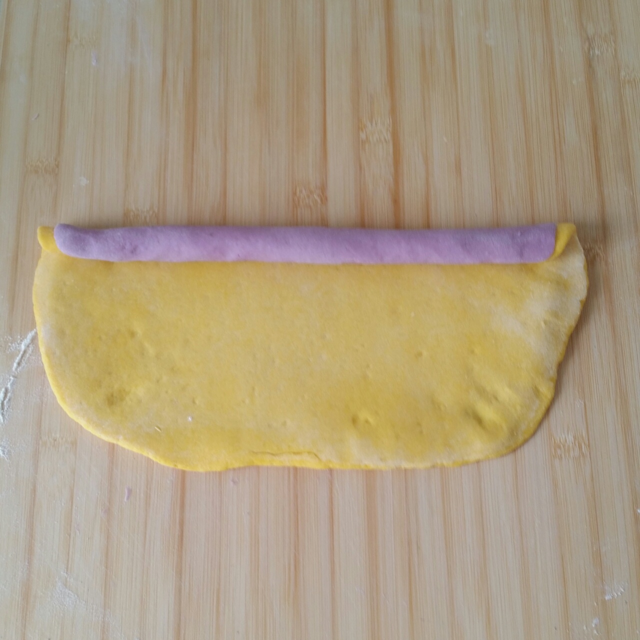 南瓜紫薯花樣饅頭的做法 步骤27