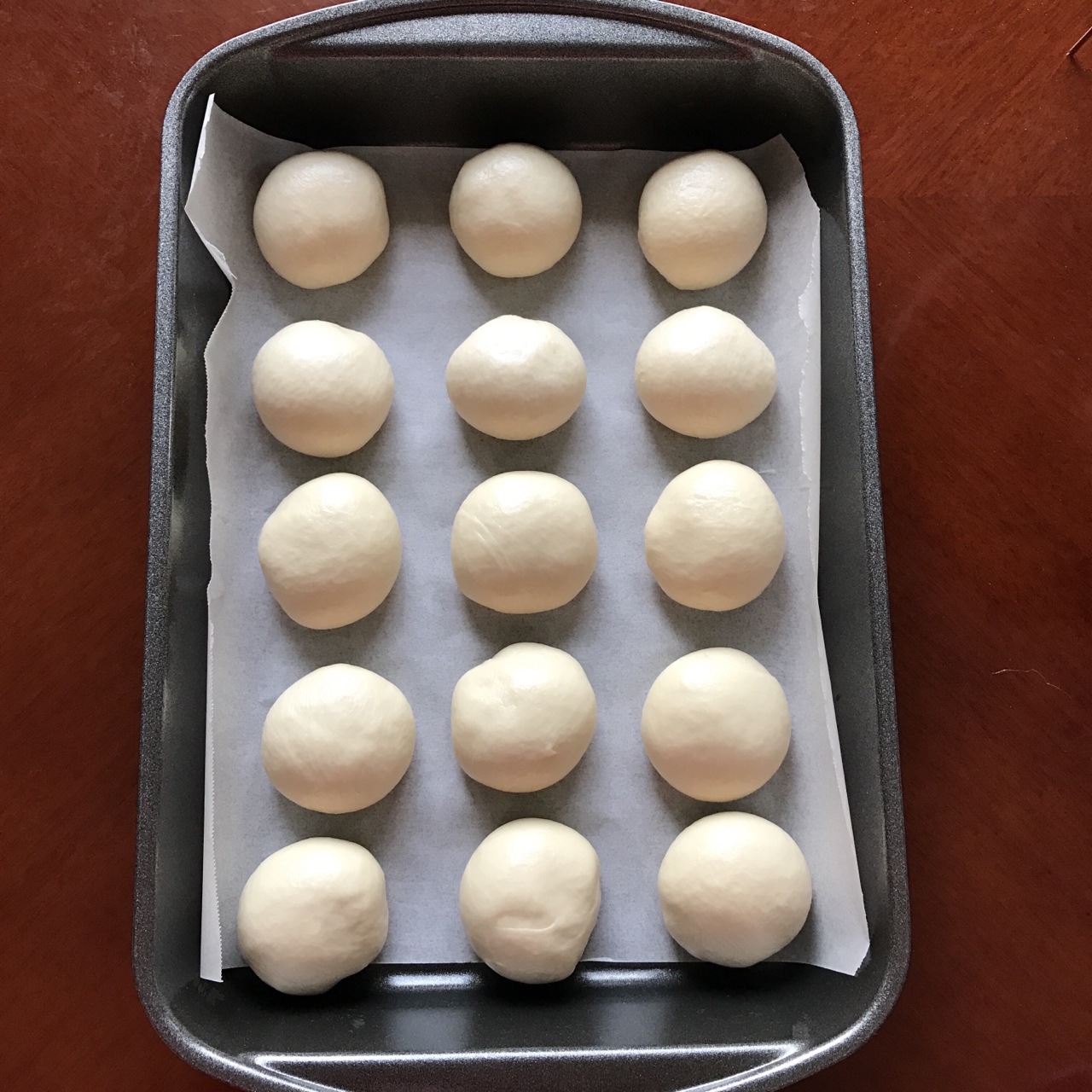 酸奶小面包15-16個 （中種冷藏發酵，多圖詳解。）的做法 步骤15