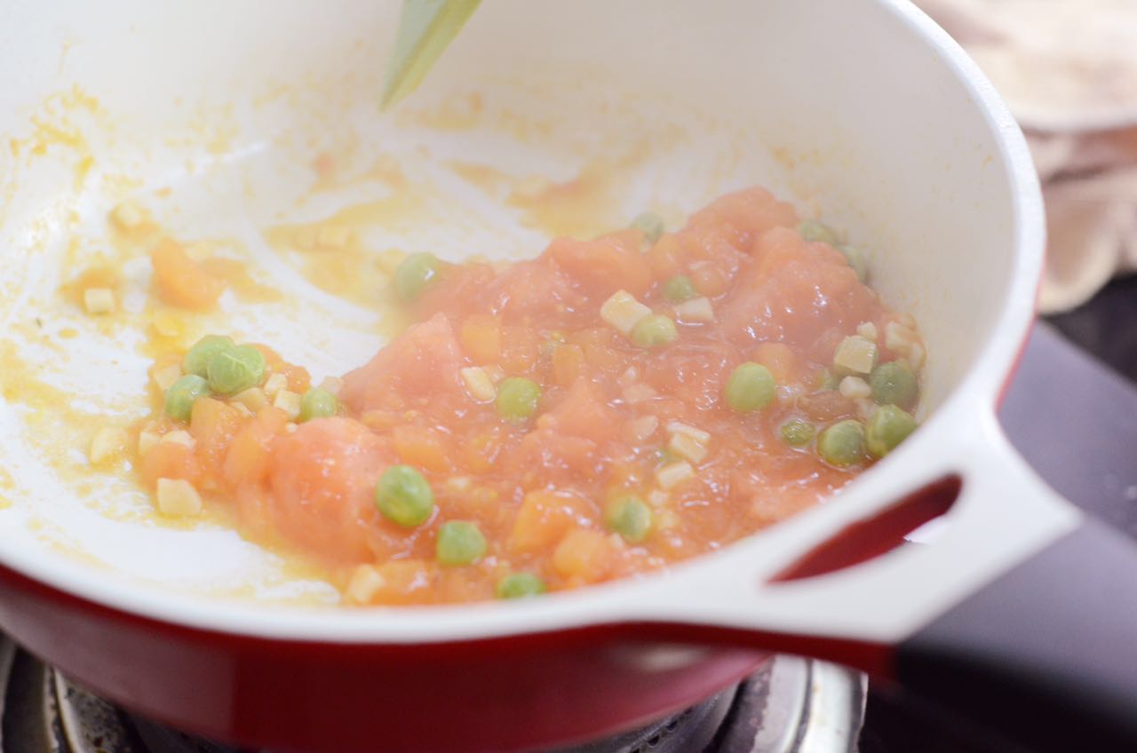 寶寶輔食—彩蔬茄汁意面的做法 步骤8