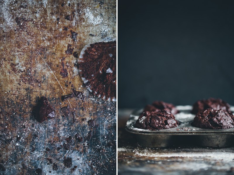 【GKS】椰香海鹽黑巧黑麥馬芬 Double Chocolate Rye Muffins的做法 步骤1