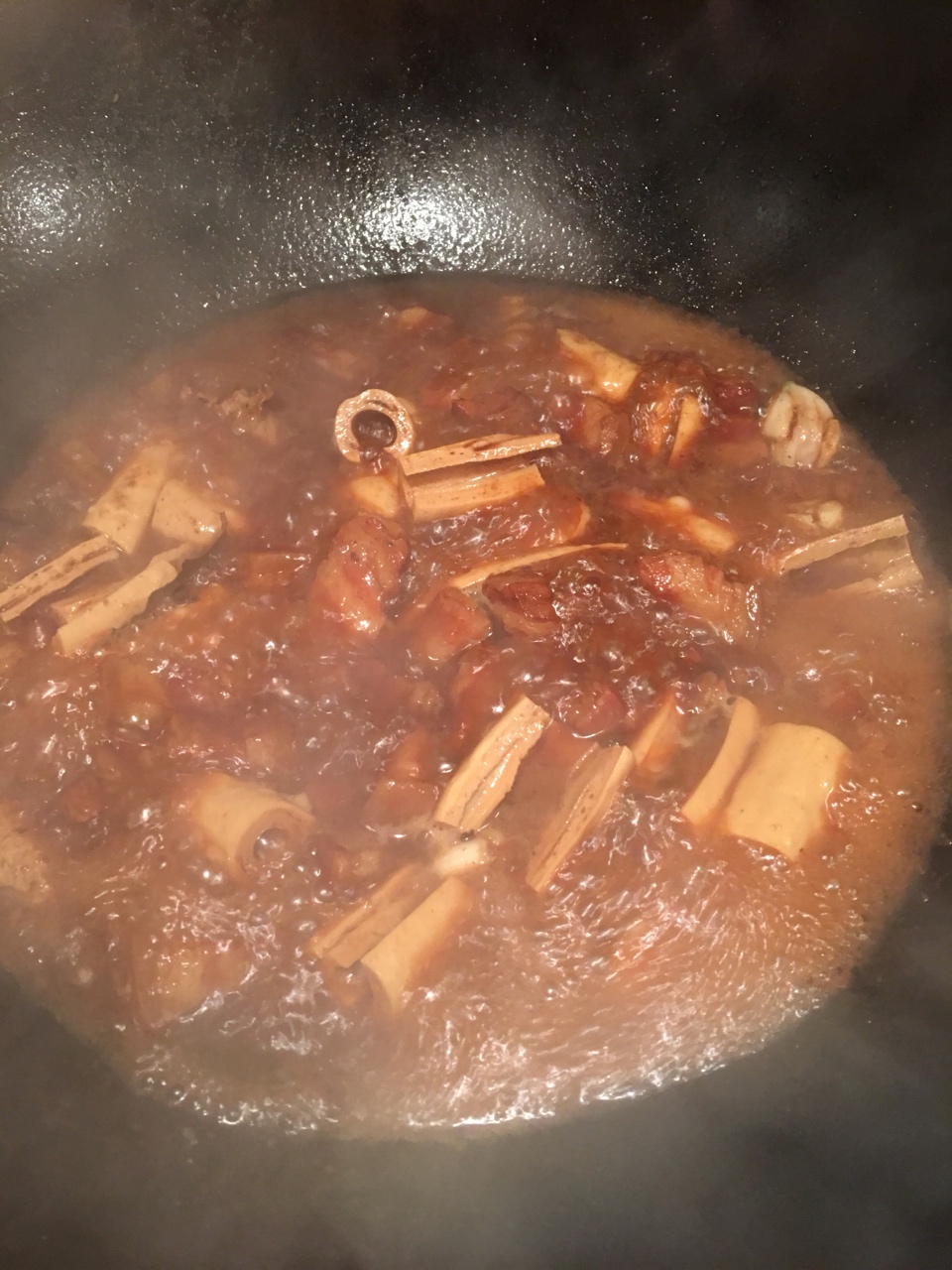 川式豆筋紅燒肉的做法 步骤7
