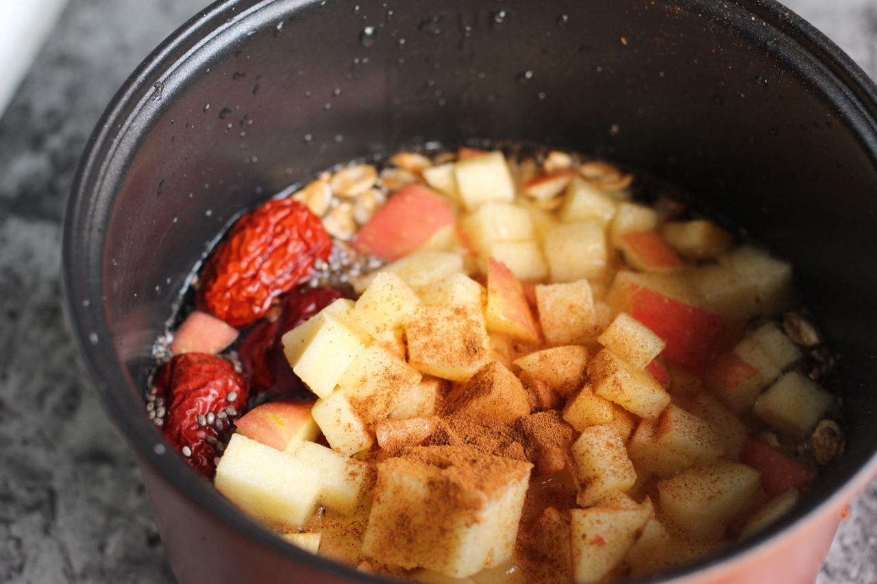 肉桂蘋果藜麥粥的做法 步骤4
