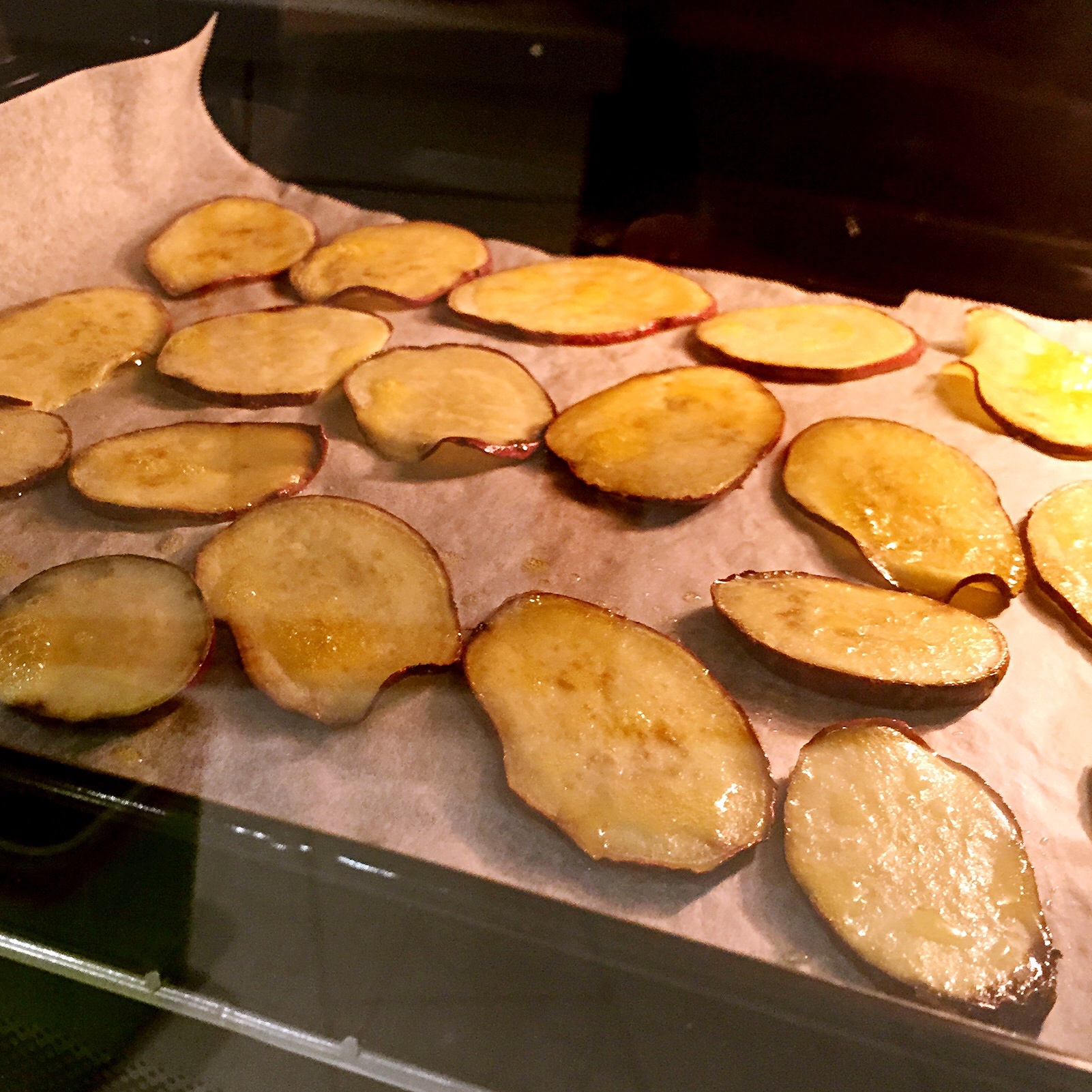 脆脆烤紅薯片（空氣炸鍋版+烤箱版）的做法 步骤7