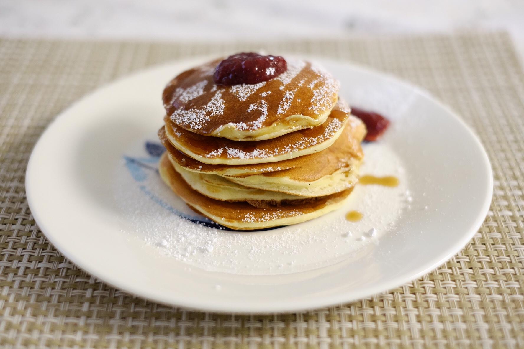 pancake熱香餅（二人早餐量）的做法 步骤6
