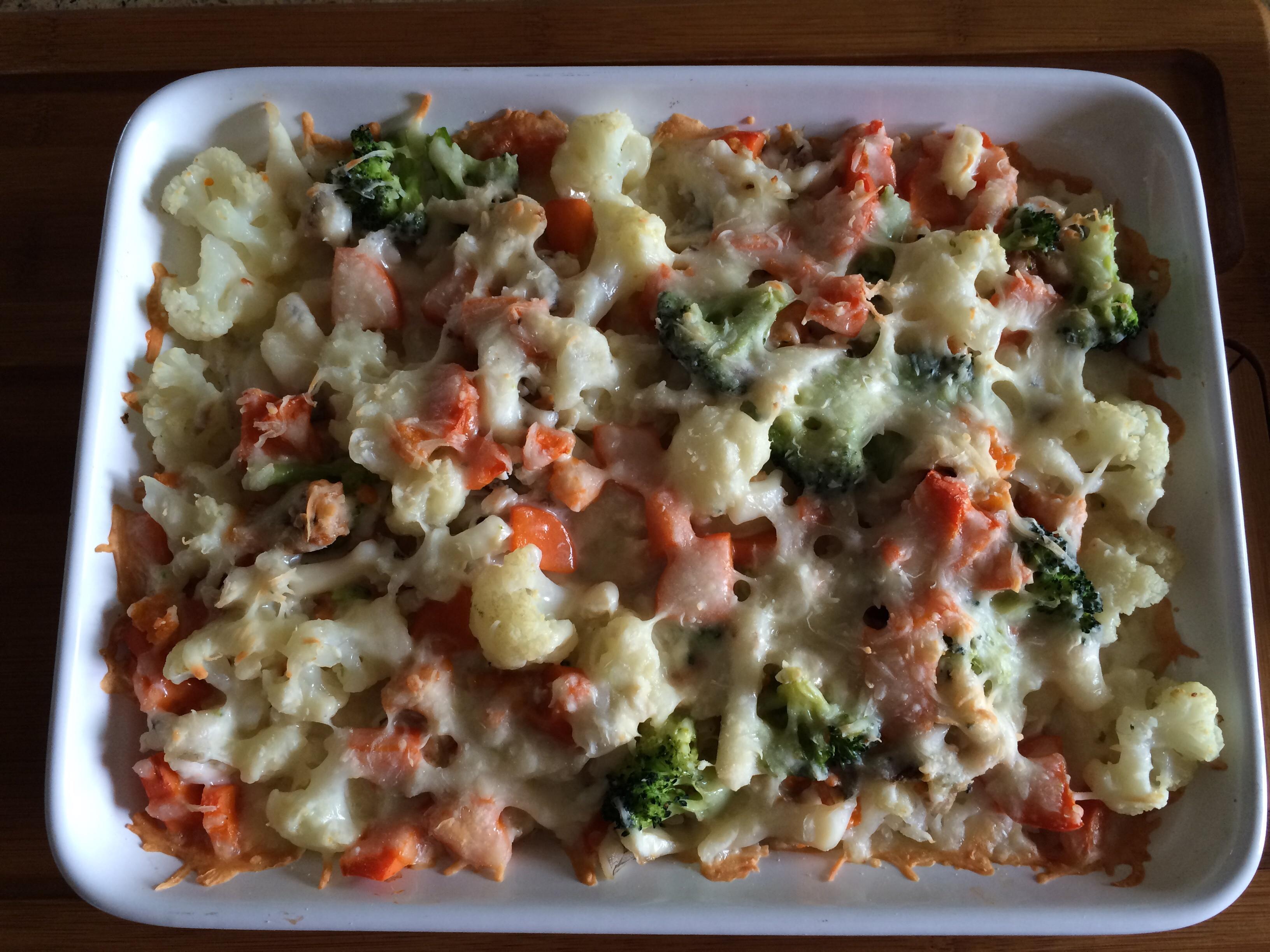 海鮮蔬菜焗飯的做法 步骤6