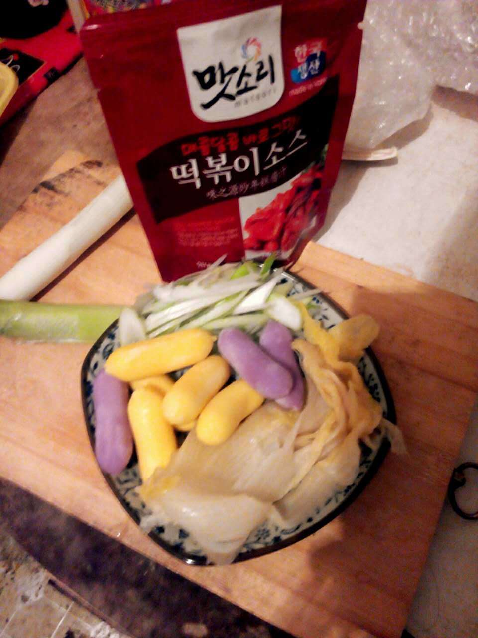 韓式泡菜芝士年糕的做法 步骤1