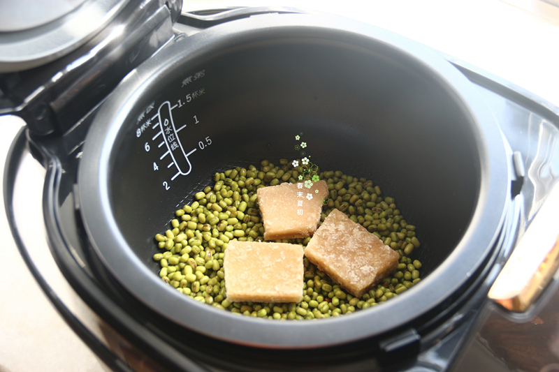 電飯鍋綠豆湯的做法 步骤3