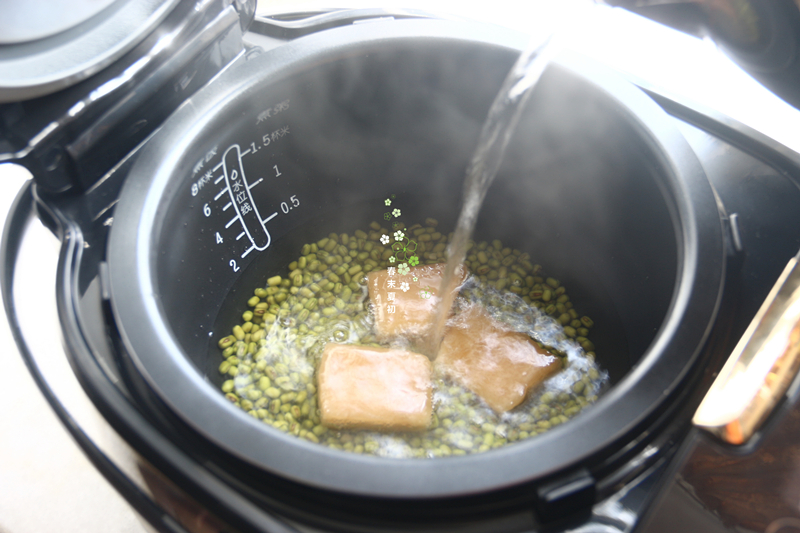 電飯鍋綠豆湯的做法 步骤4