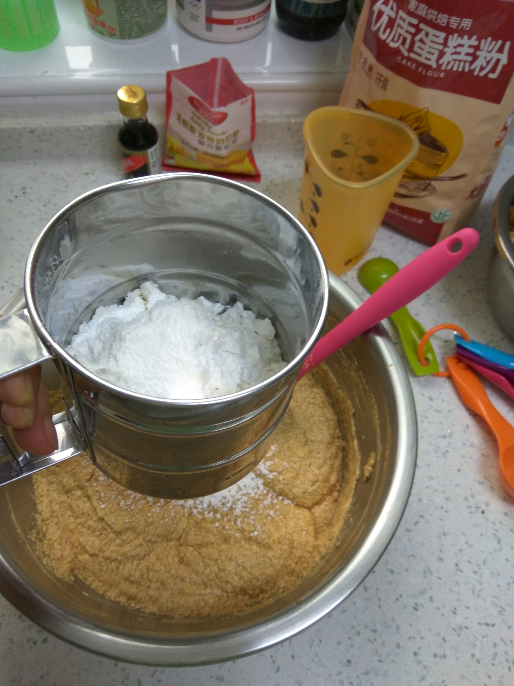 栗子香草磅蛋糕的做法 步骤9