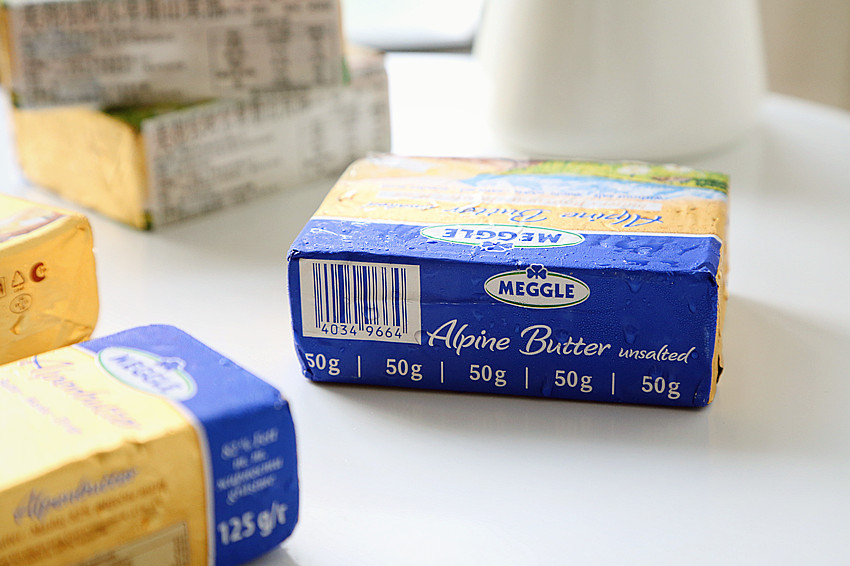 焦糖海鹽蛋糕 — Meggle阿爾卑斯山黃油試用報告的做法 步骤2