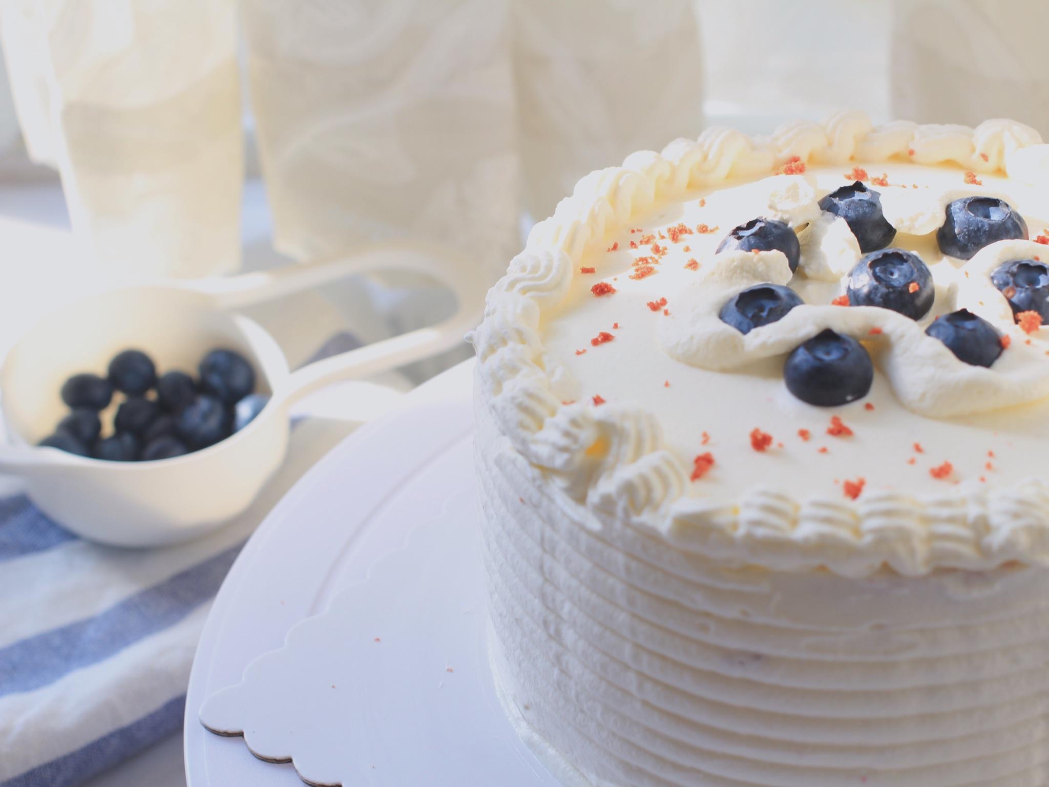 藍莓蔓越莓奶油蛋糕的做法 步骤5