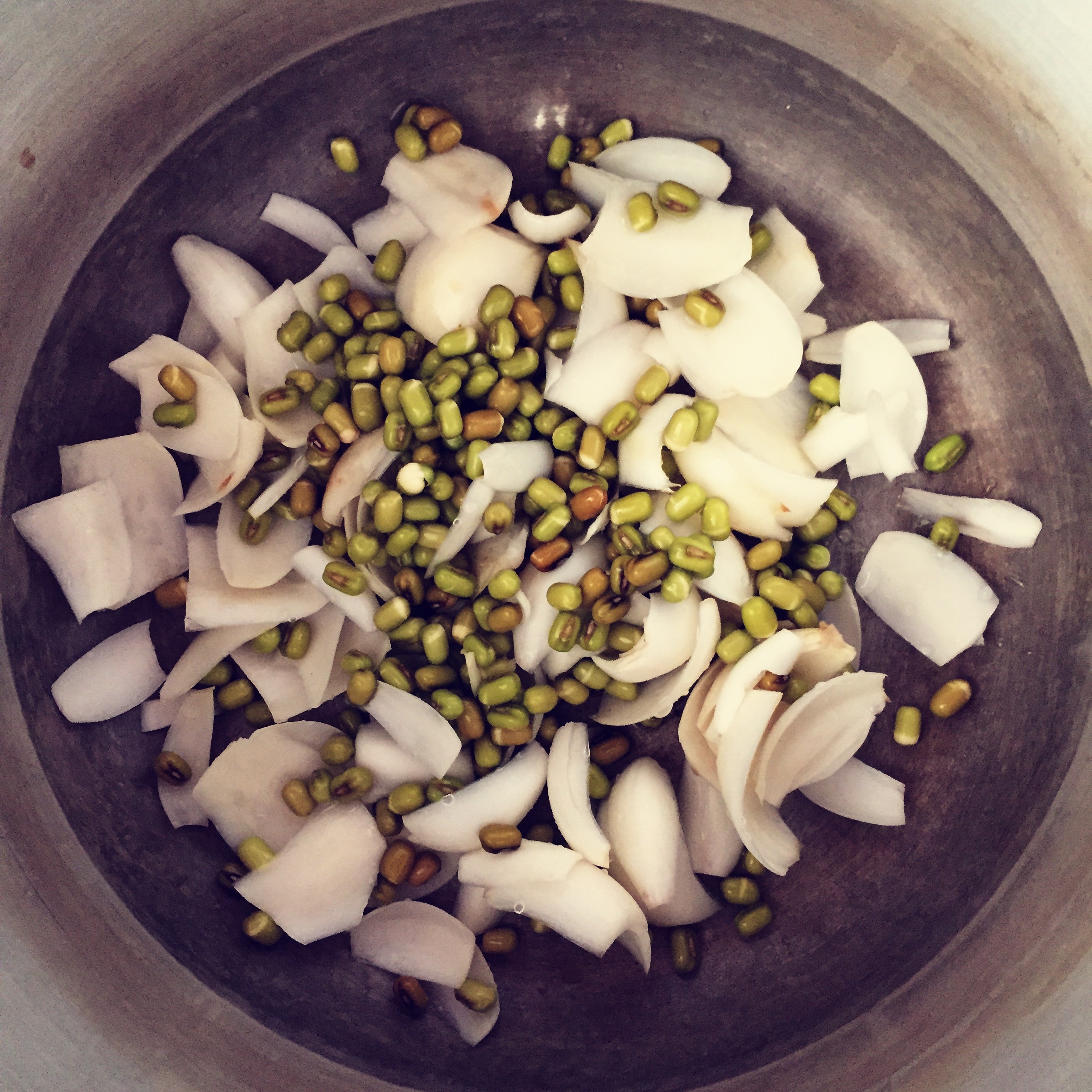 小米綠豆南瓜粥的做法 步骤1