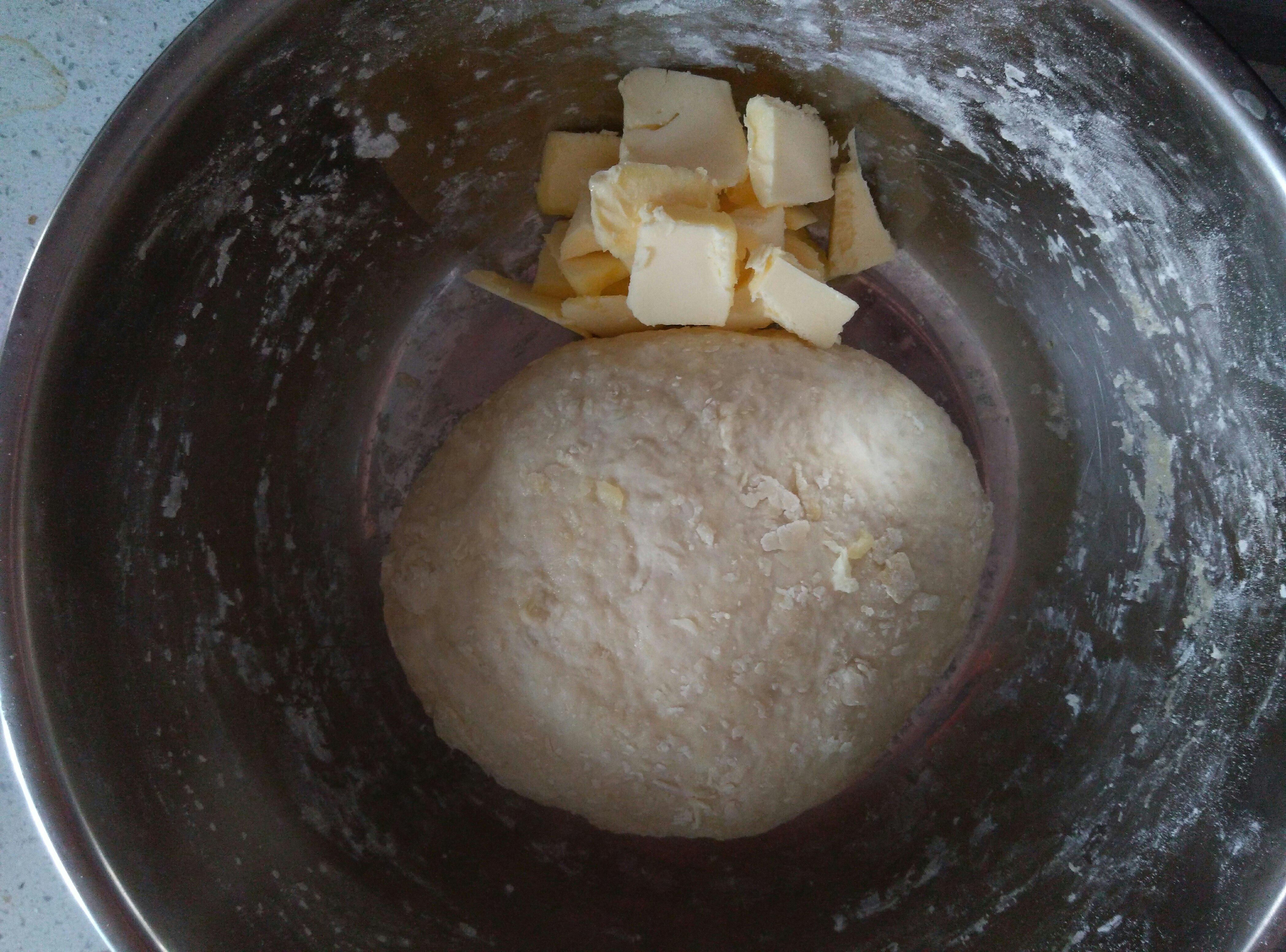 蜜紅豆面包——簡單的一次發酵法的做法 步骤2