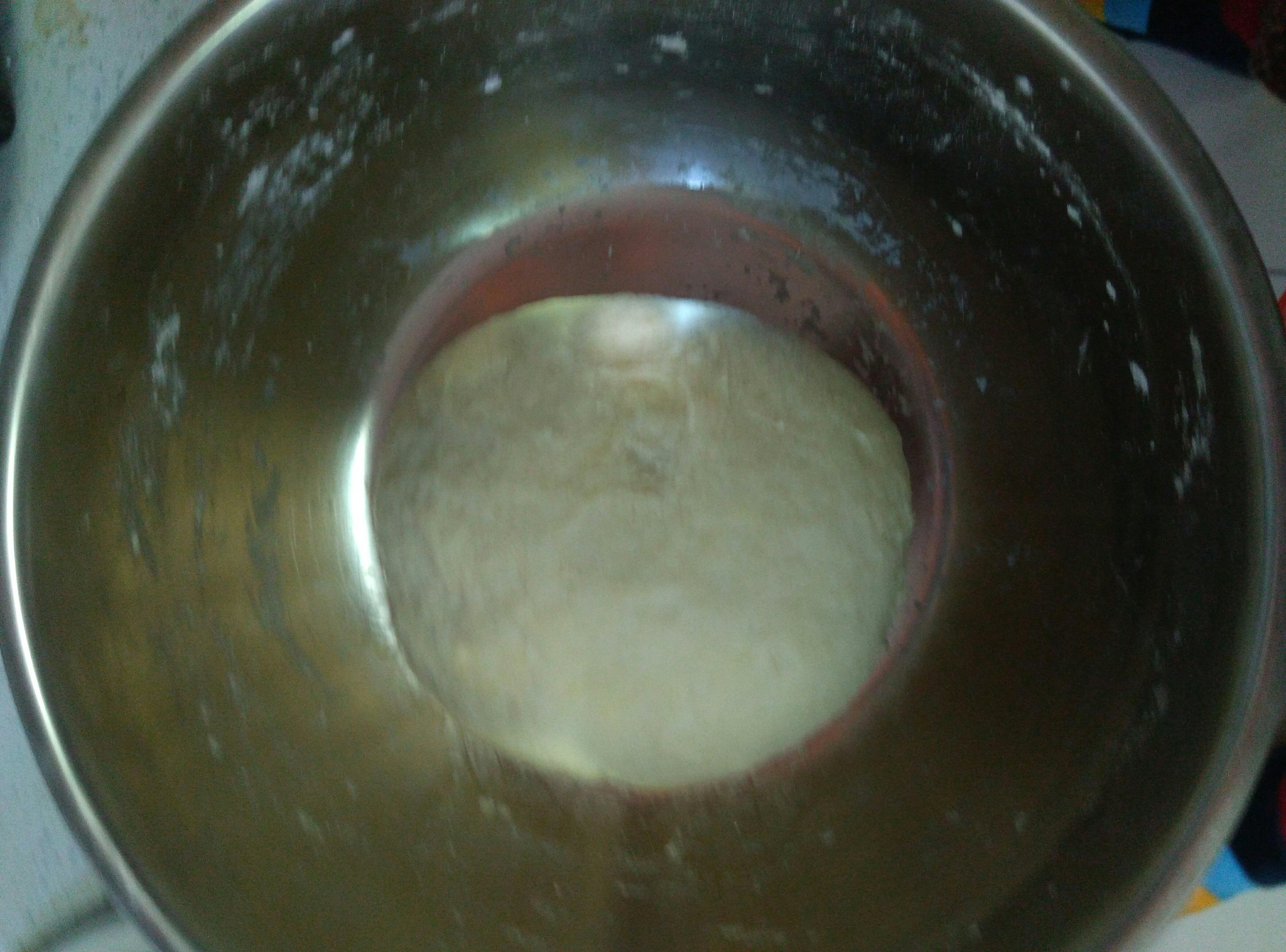 蜜紅豆面包——簡單的一次發酵法的做法 步骤3
