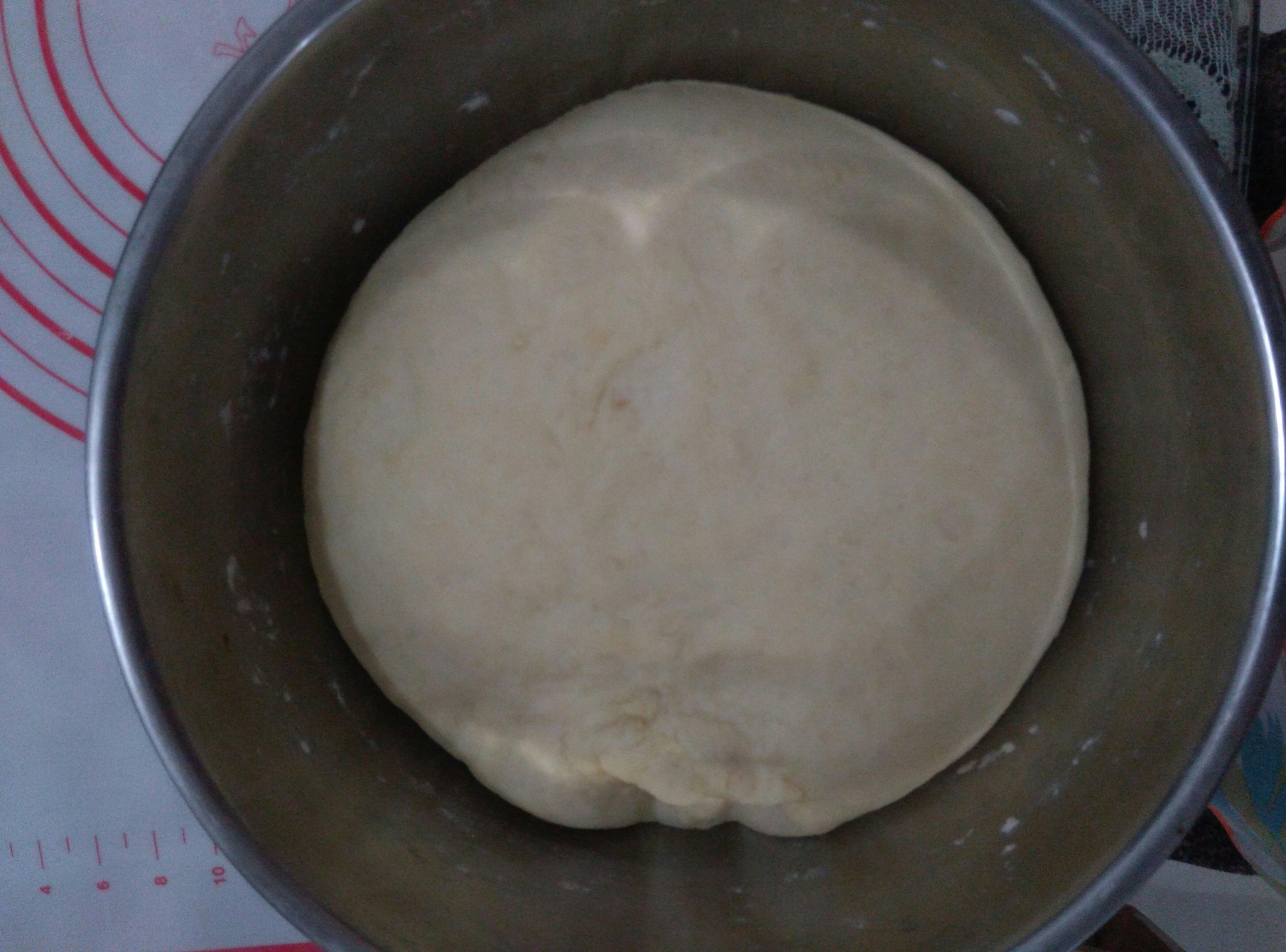 蜜紅豆面包——簡單的一次發酵法的做法 步骤4