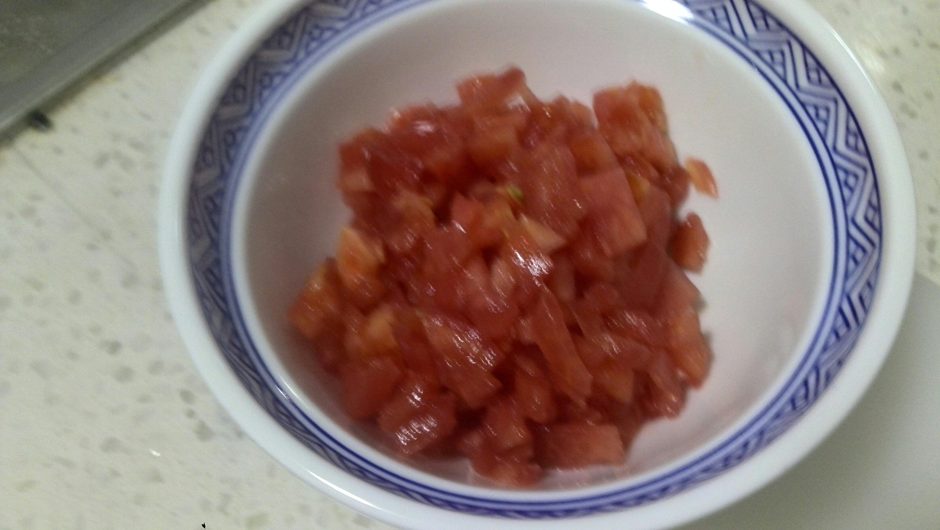 秘制西紅柿青椒醬的做法 步骤1
