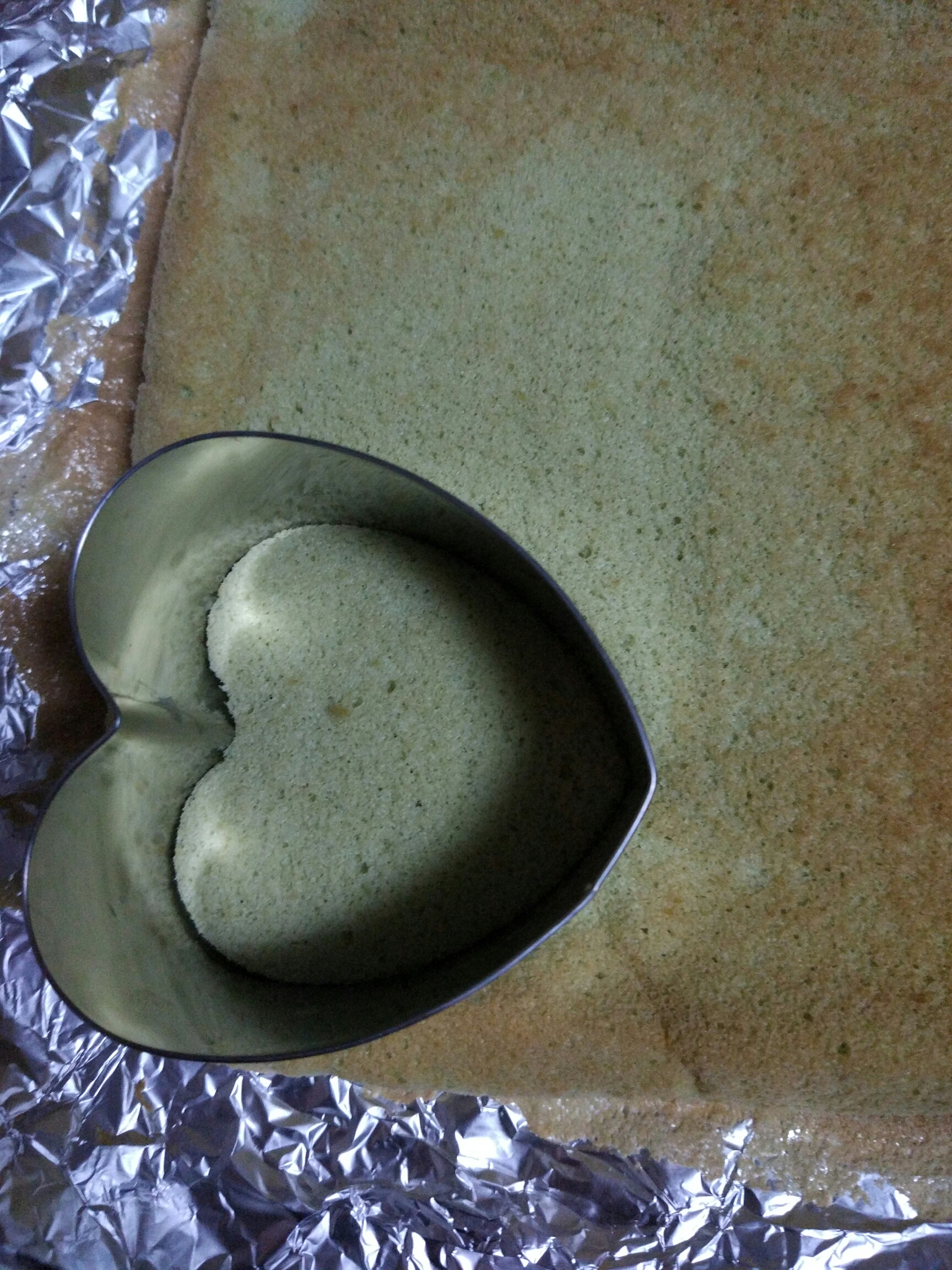 情“豆”初開（抹茶蜜豆蛋糕）的做法 步骤14
