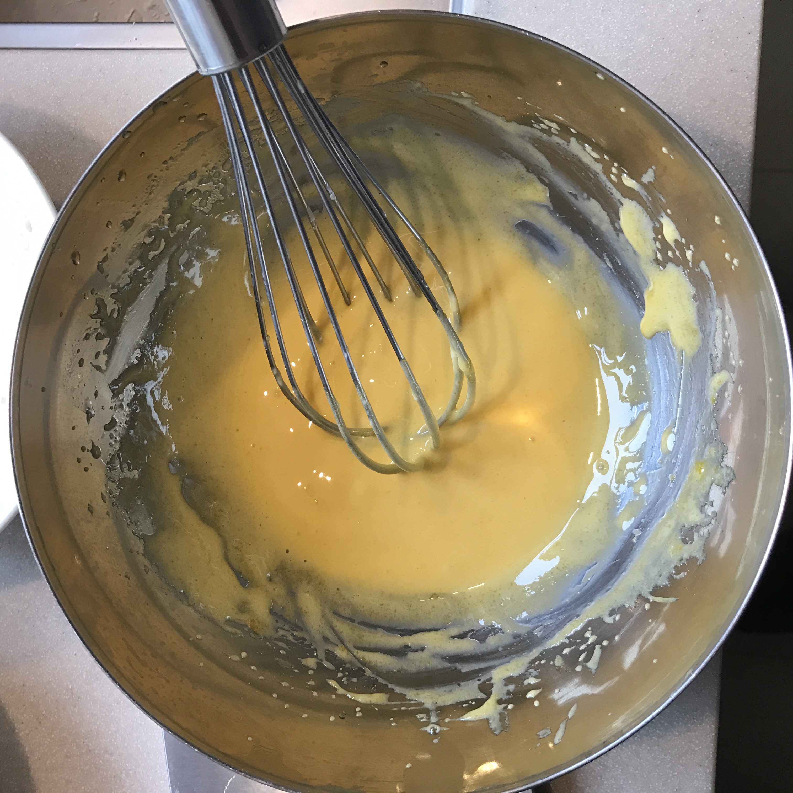 奶油乳酪蘑菇雲戚風蛋糕的做法 步骤6