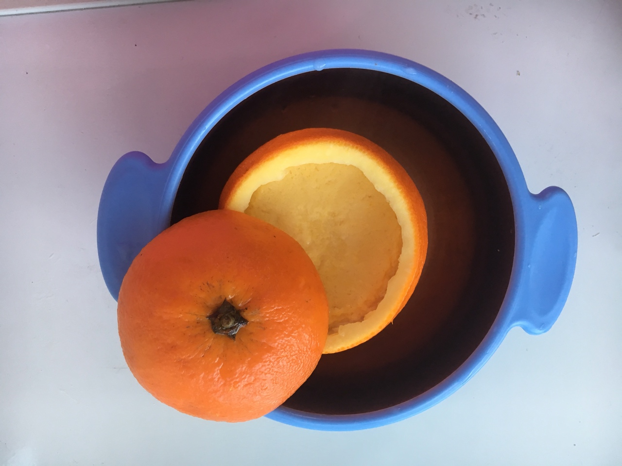 寶寶輔食—香橙蒸蛋黃的做法 步骤6