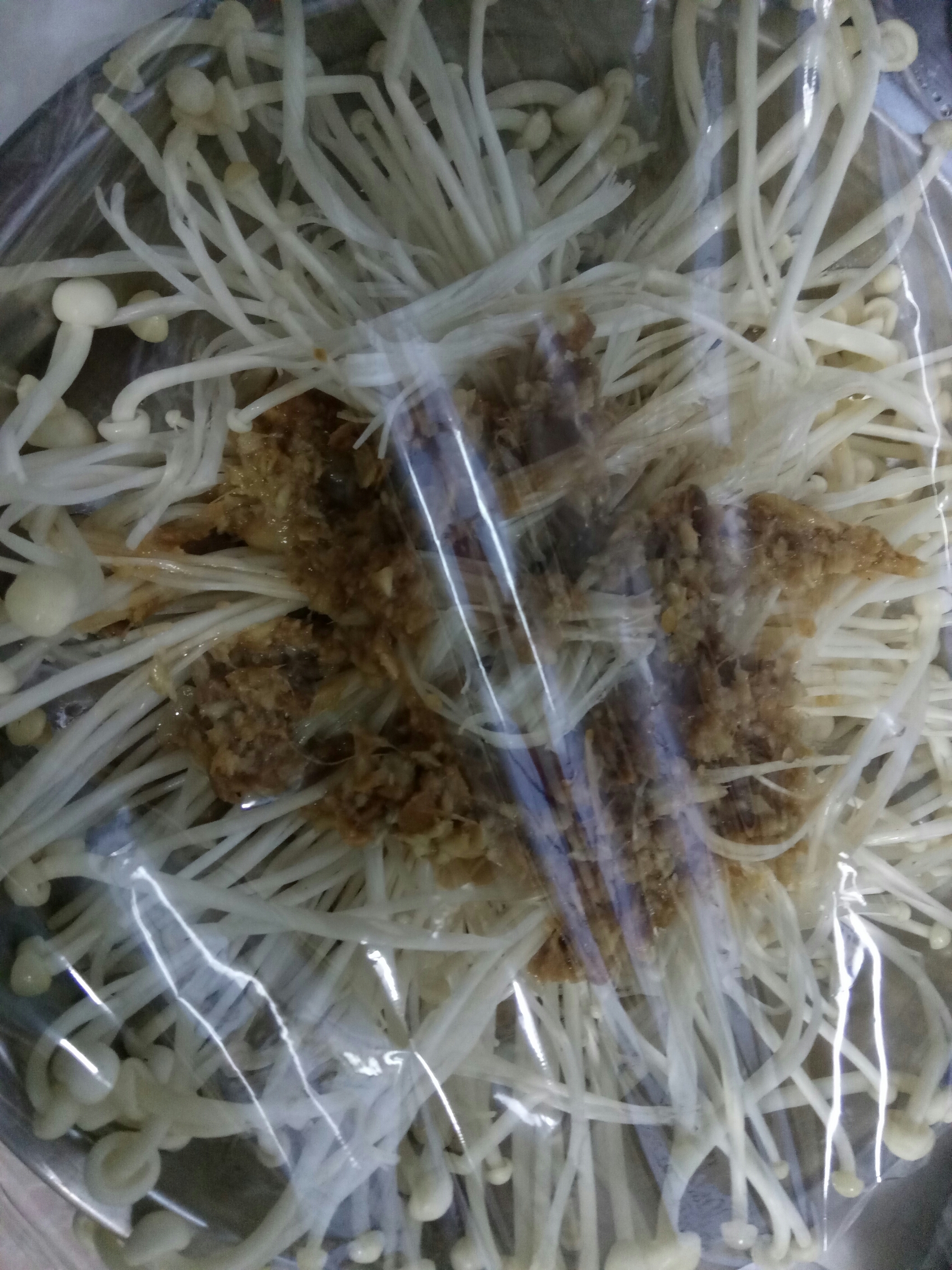 蒸金針菇的做法 步骤3