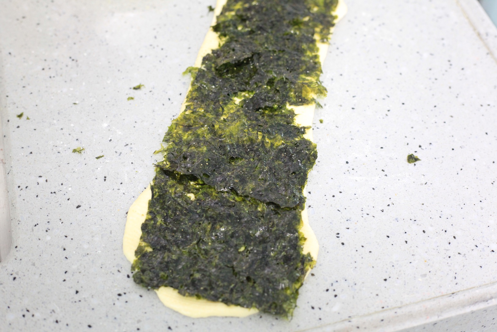 海苔土司（一次發酵）的做法 步骤2
