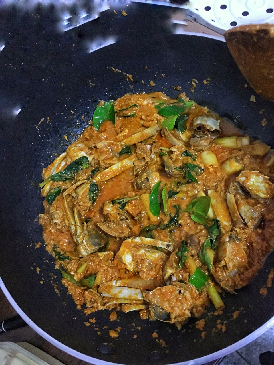 泰式咖喱蟹的做法 步骤4