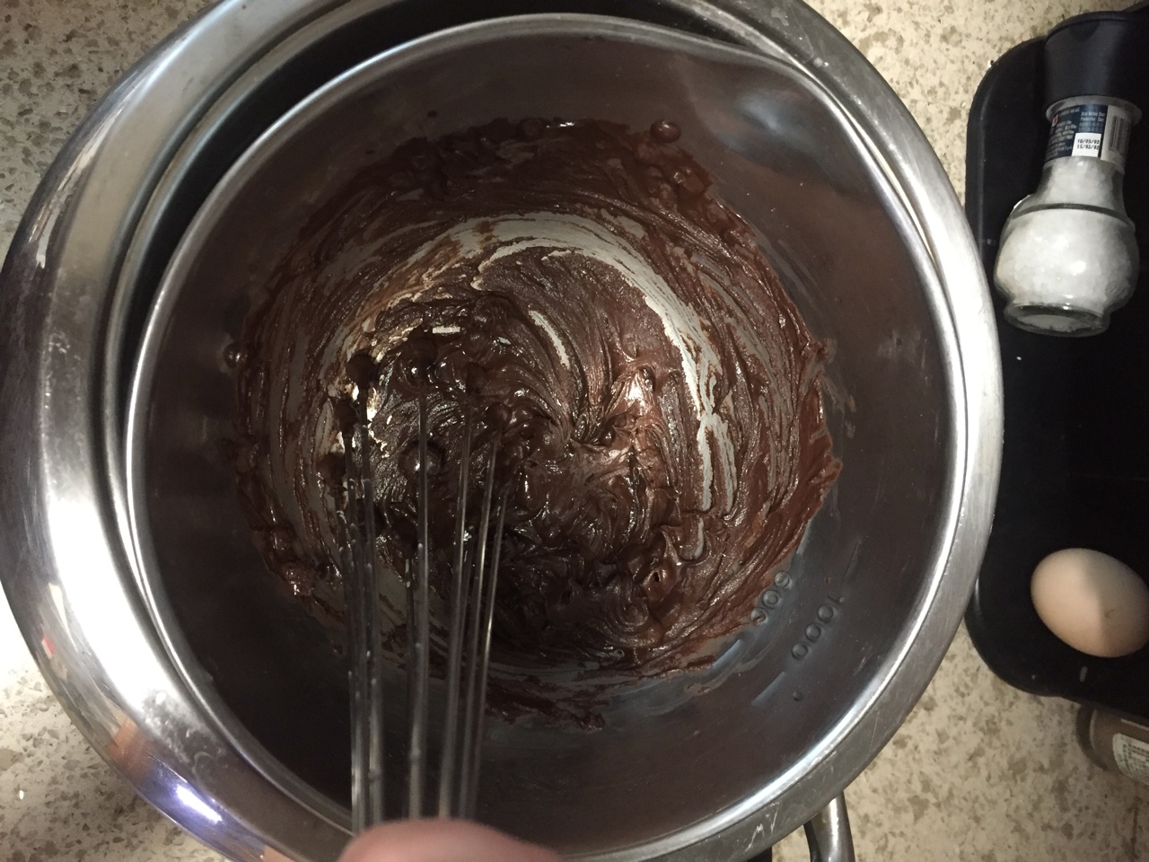 巧克力熔岩蛋糕（烤罐版）的做法 步骤5