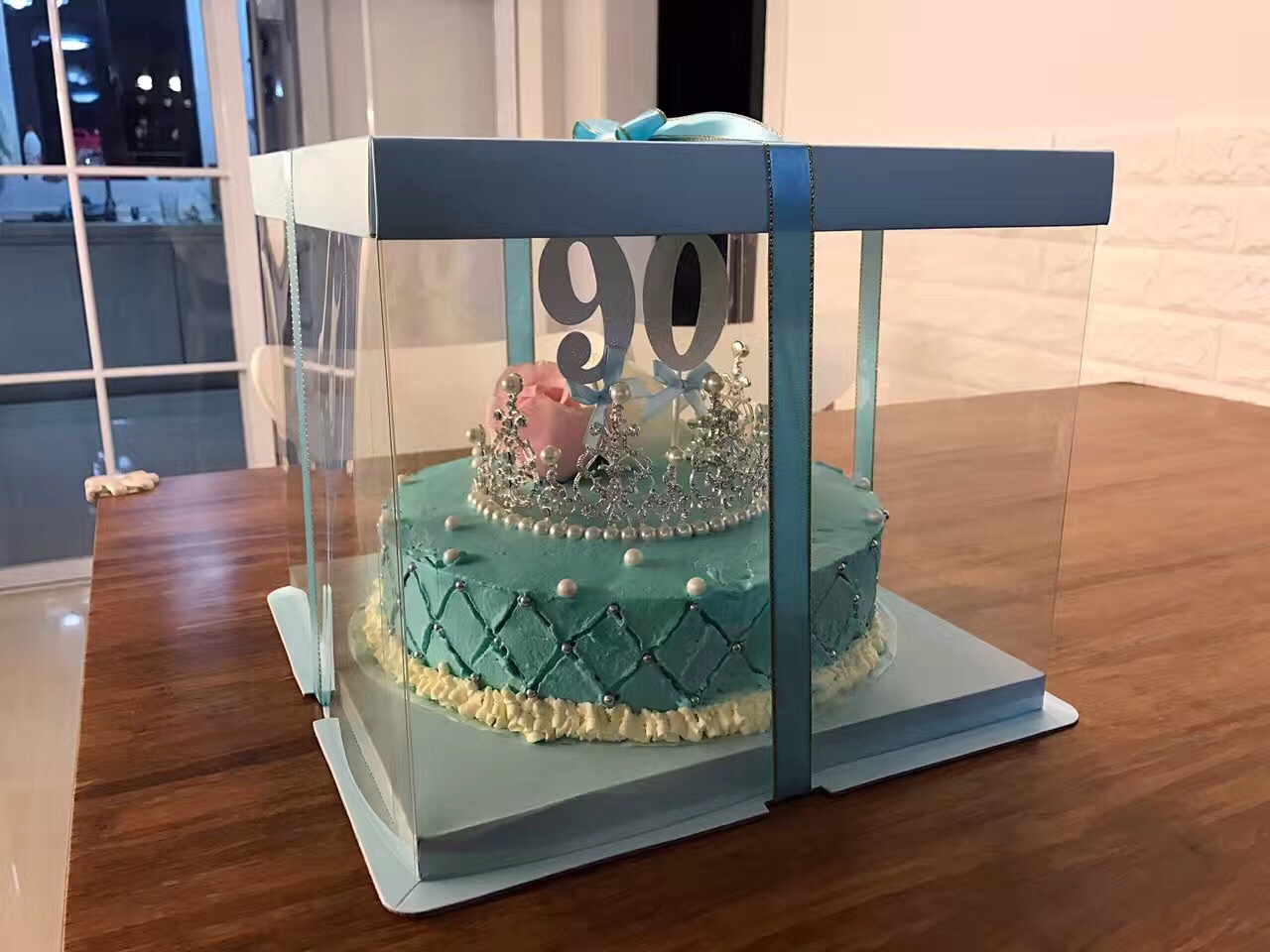 10寸珍珠皇冠生日蛋糕的做法 步骤20