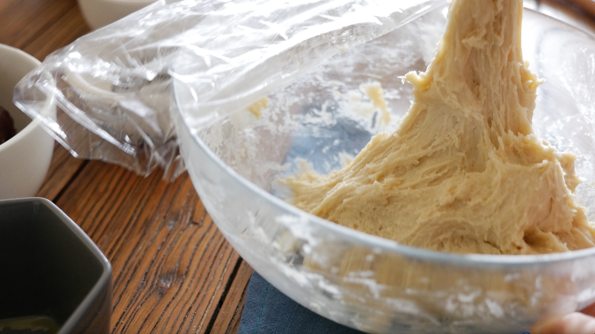 免揉豆沙小面包的做法 步骤8