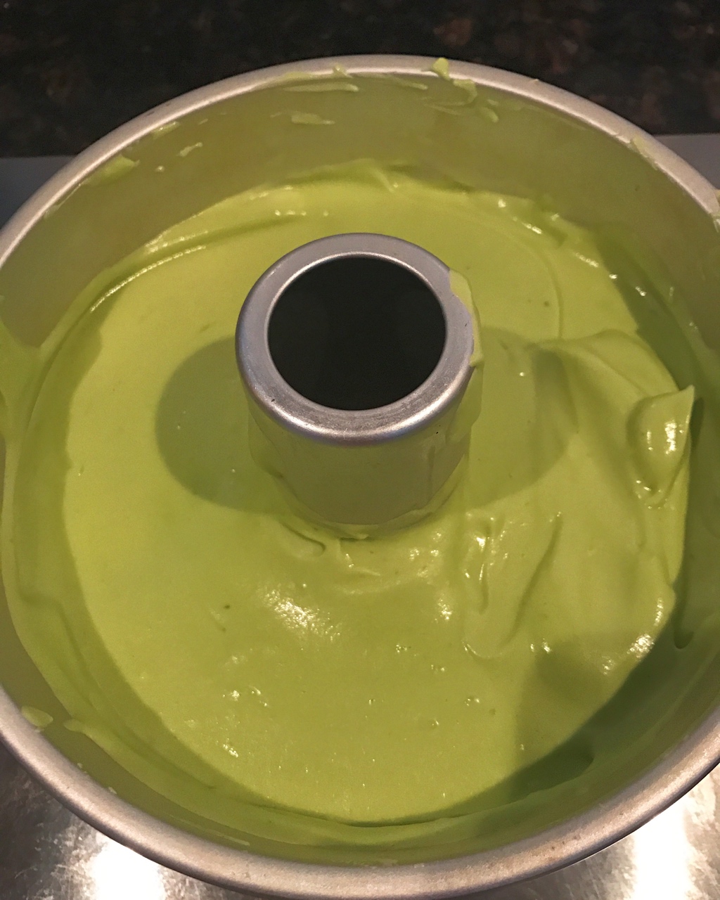 斑蘭（香蘭）蛋糕/綠蛋糕（新鮮斑蘭葉汁的做法 步骤9