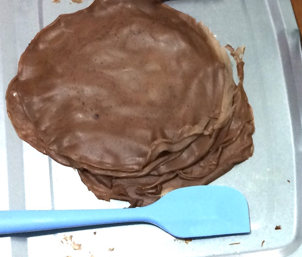 巧克力香蕉千層蛋糕的做法 步骤3