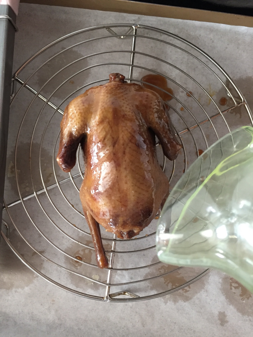 烤箱版脆皮乳鴿的做法 步骤6