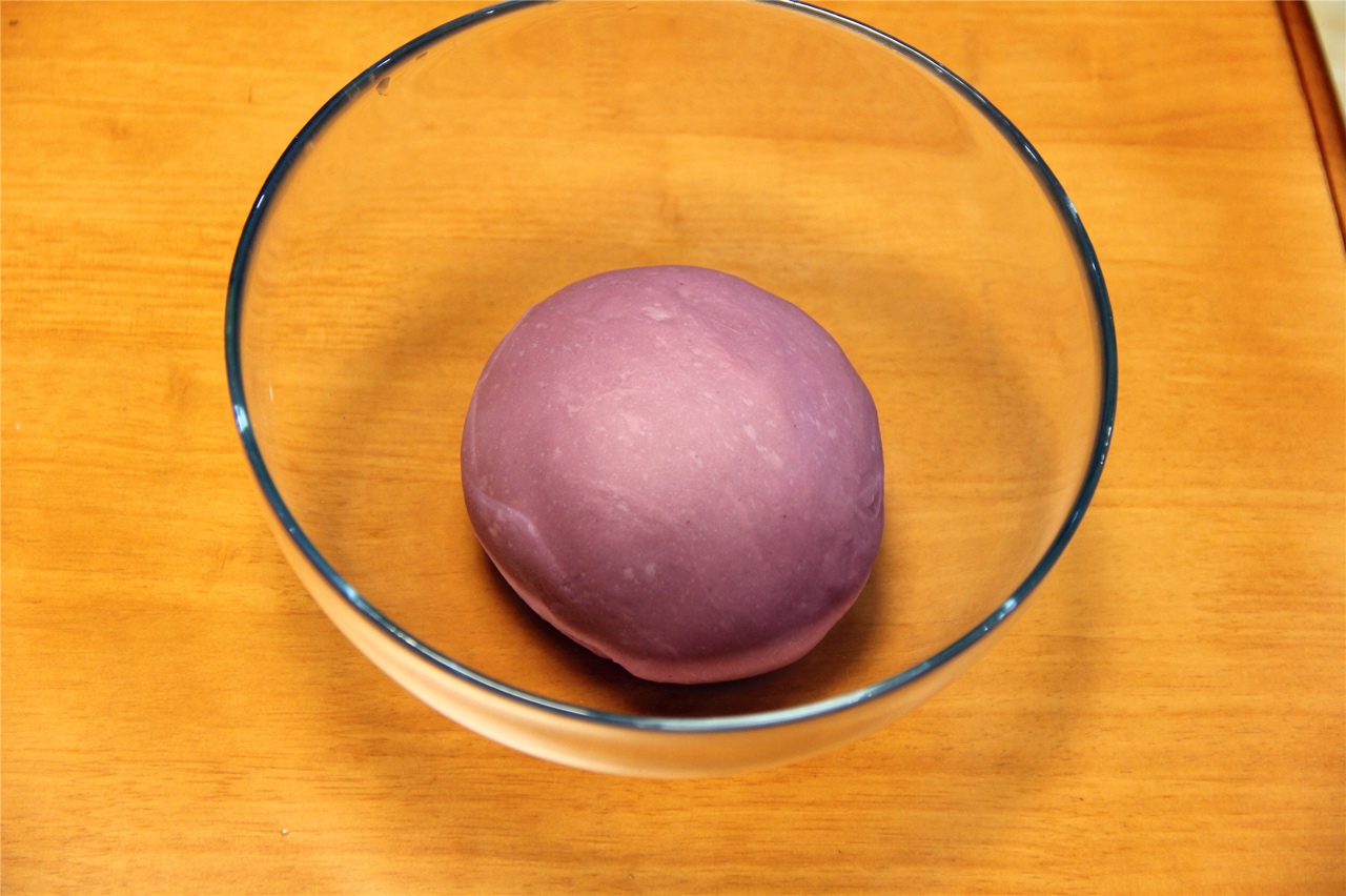 紫薯麻薯歐包的做法 步骤1