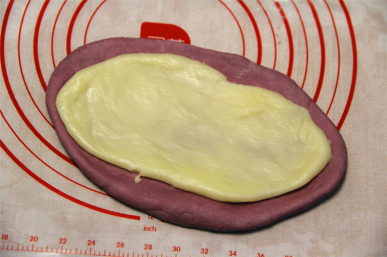 紫薯麻薯歐包的做法 步骤5